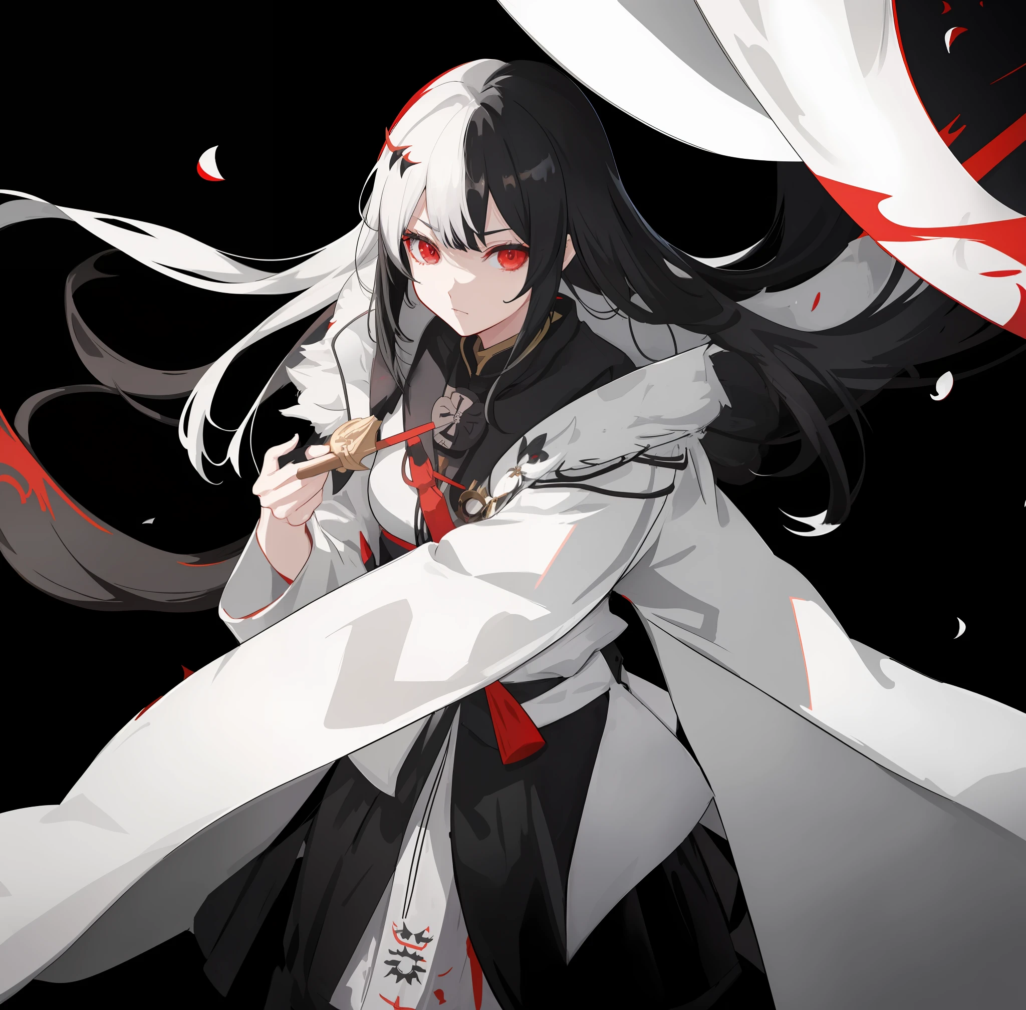 anime girl with long black hair holding a knife and a red umbrella, from arknights, best anime 4k konachan wallpaper, badass anime 8 k, onmyoji, onmyoji portrait, anime style 4 k, onmyoji detailed art, anime art wallpaper 8 k, demon slayer rui fanart, gothic maiden anime girl, demon slayer artstyle