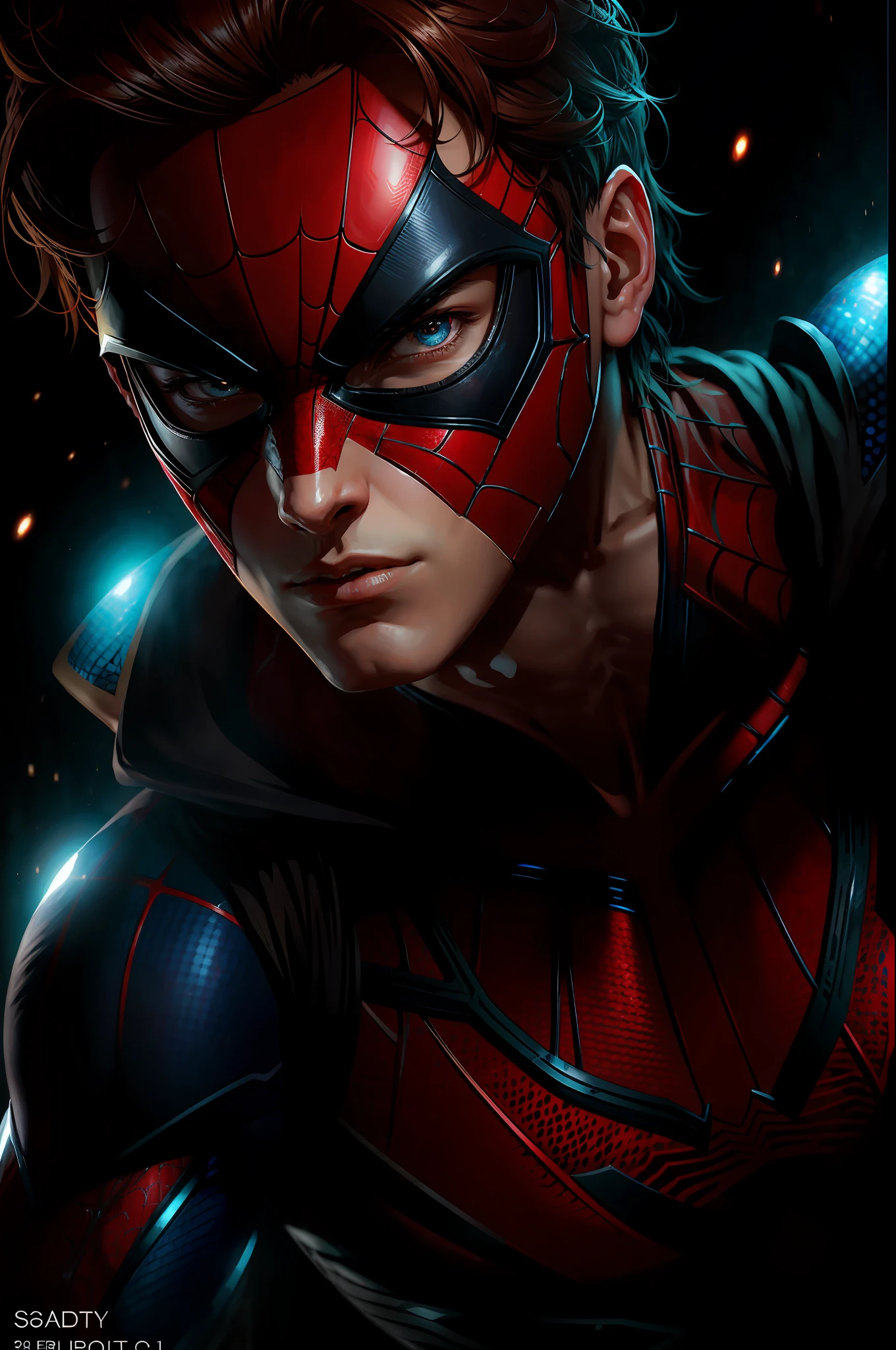 (Award-winning digital art: 1.3) from (Sketch: 1.3),(Energetic:1.3) Spidey, EmmaRob,CGSociety,ArtStation,(Saturated:1.3),(close portrait:1.3),(male:1.4),(gorgeous: 1.4),(attractive:1.3),beautiful,calendar stance,perfectly detailed eyes,studio lighting,themed background
