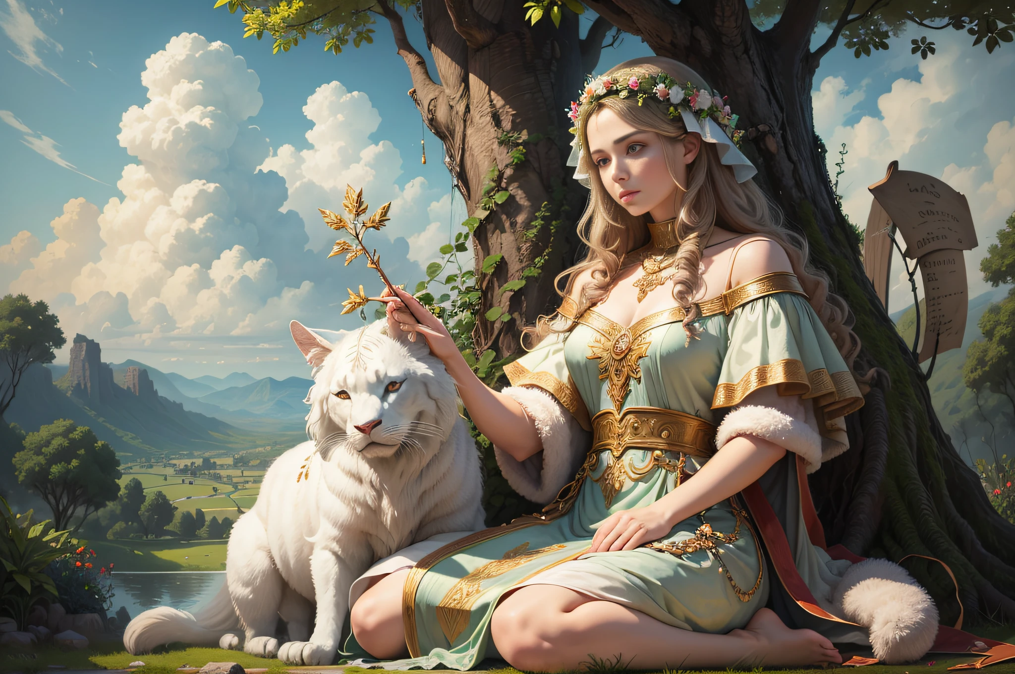 ((masterpiece)),((best quality)),((high detail)),((realistic,))And the Lord God made Adam and his wife tunics of furs, and clothed them.
Then the Lord God said, Behold, man is as one of us, knowing good and evil; pray, lest he stretch out his hand, and take also of the tree of life, and eat and live eternally,
The Lord God therefore cast him out of the garden of Eden, to till the land from which he had been taken.
And when he had cast out the man, he put cherubim to the east of the garden of Eden, and a fiery sword that walked about, to guard the way of the tree of life.

Genesis 3:21-24 --auto --s2