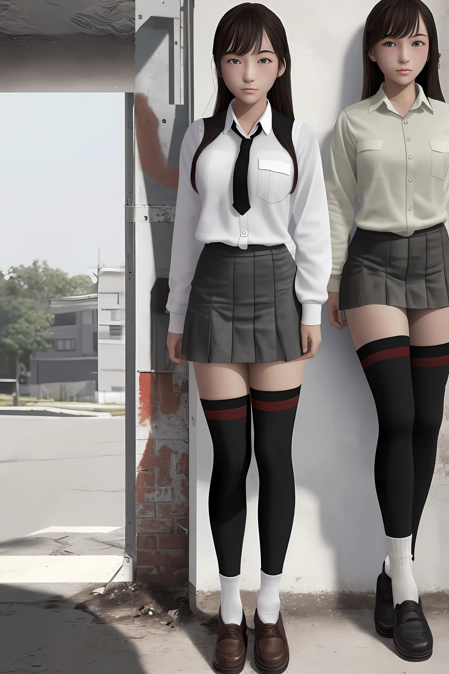 High school girl showing off dirty shoes
High image quality (((sock texture)))), (((cloth texture))), normal skin texture, 4k, photo, ultra high definition, HD, ((high quality))