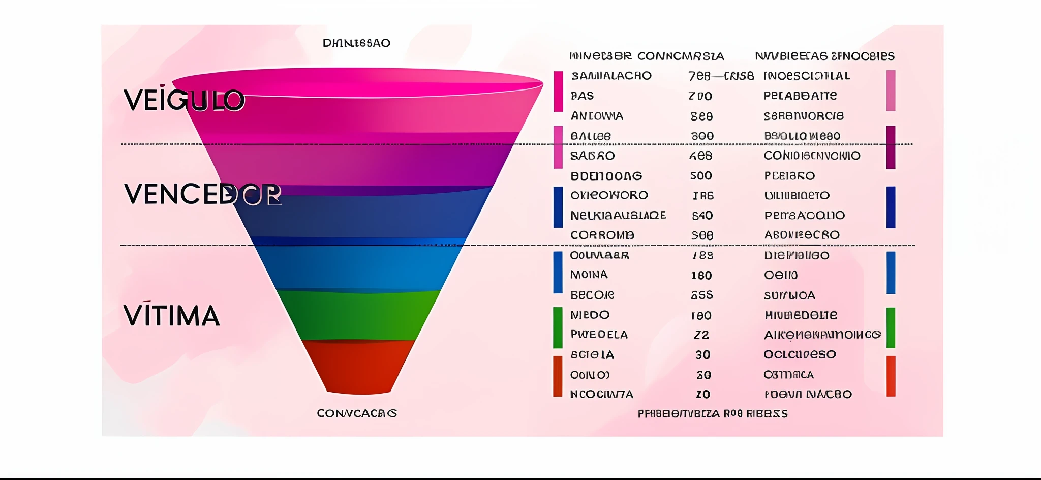 a diagram of the sales funnel for a product, by Nándor Katona, description, edon guraziu, by Robert Combas, marketing, by Amelia Peláez, by Almeida Júnior, by Samuel Silva, by Fernando Gerassi, malika favre, by Antônio Parreiras, by Barbara Longhi