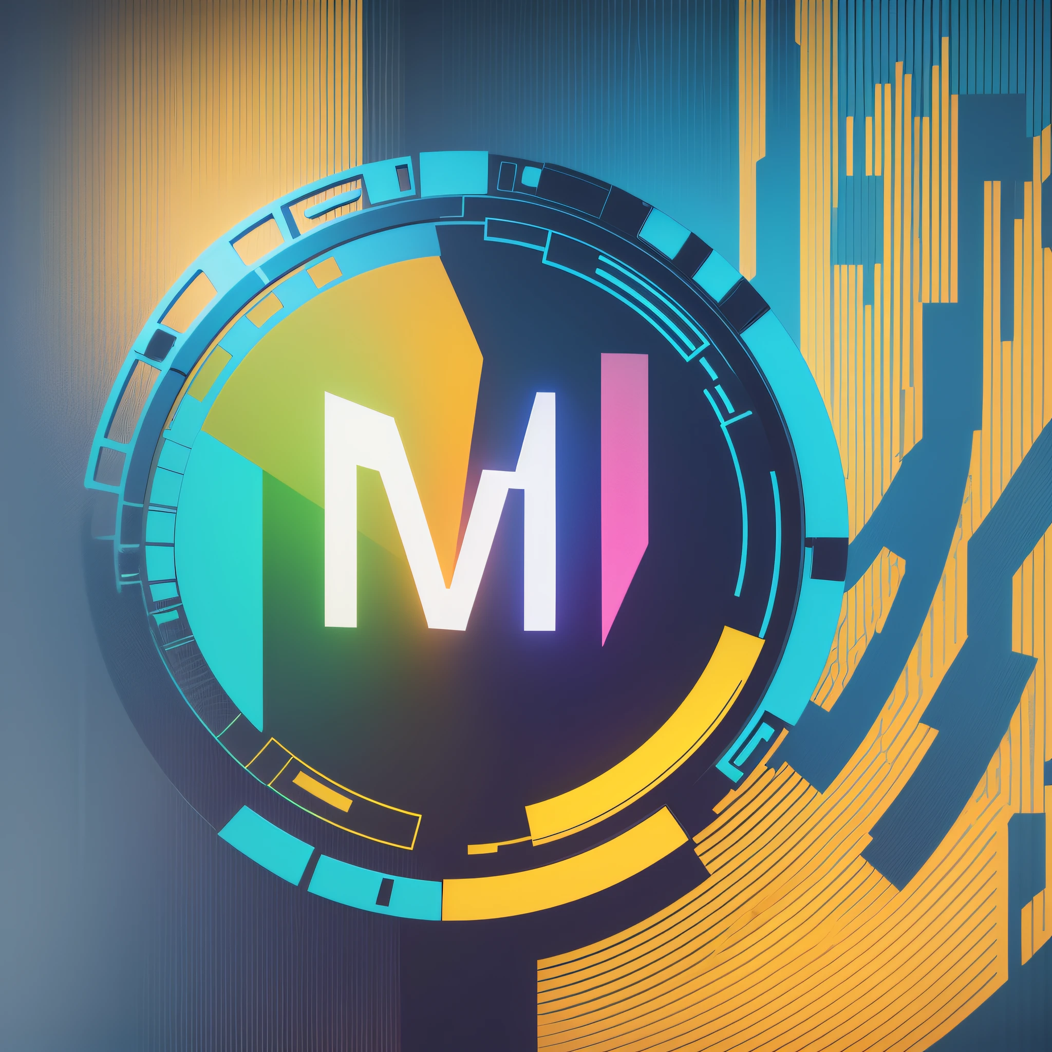 colorful logo, for my tech company, focused on ads, with the name of MDOAds, with futuristic details. --auto --s2