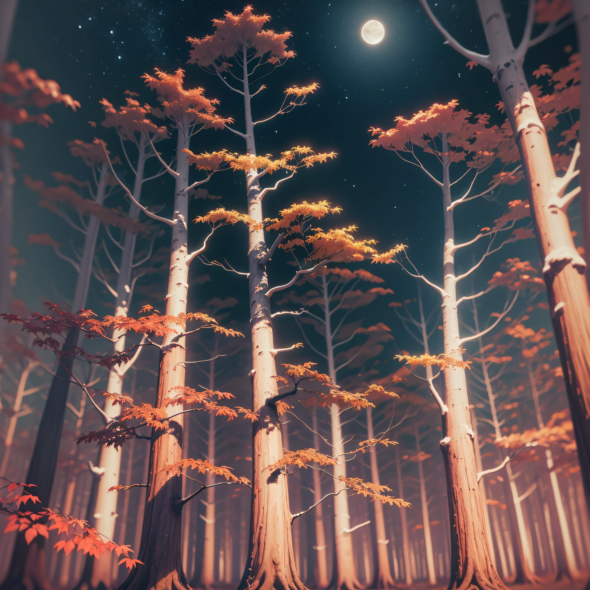 Maple forest in the moonlight --auto --s2