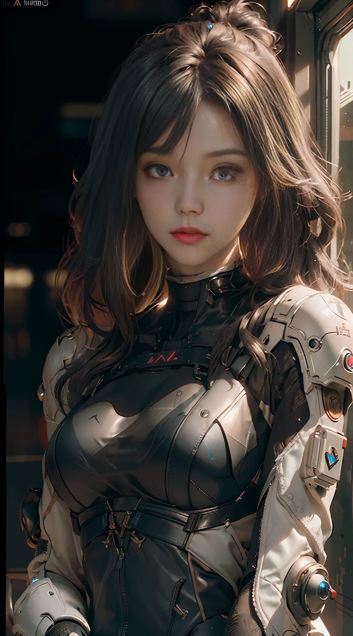 ((Best quality)), ((masterpiece)), (detailed:1.4), 3D, an image of a beautiful cyberpunk female,HDR (High Dynamic Range),Ray Tracing,NVIDIA RTX,Super-Resolution,Unreal 5,Subsurface scattering,PBR Texturing,Post-processing,Anisotropic Filtering,Depth-of-field,Maximum clarity and sharpness,Multi-layered textures,Albedo and Specular maps,Surface shading,Accurate simulation of light-material interaction,Perfect proportions,Octane Render,Two-tone lighting,Wide aperture,Low ISO,White balance,Rule of thirds,8K RAW,