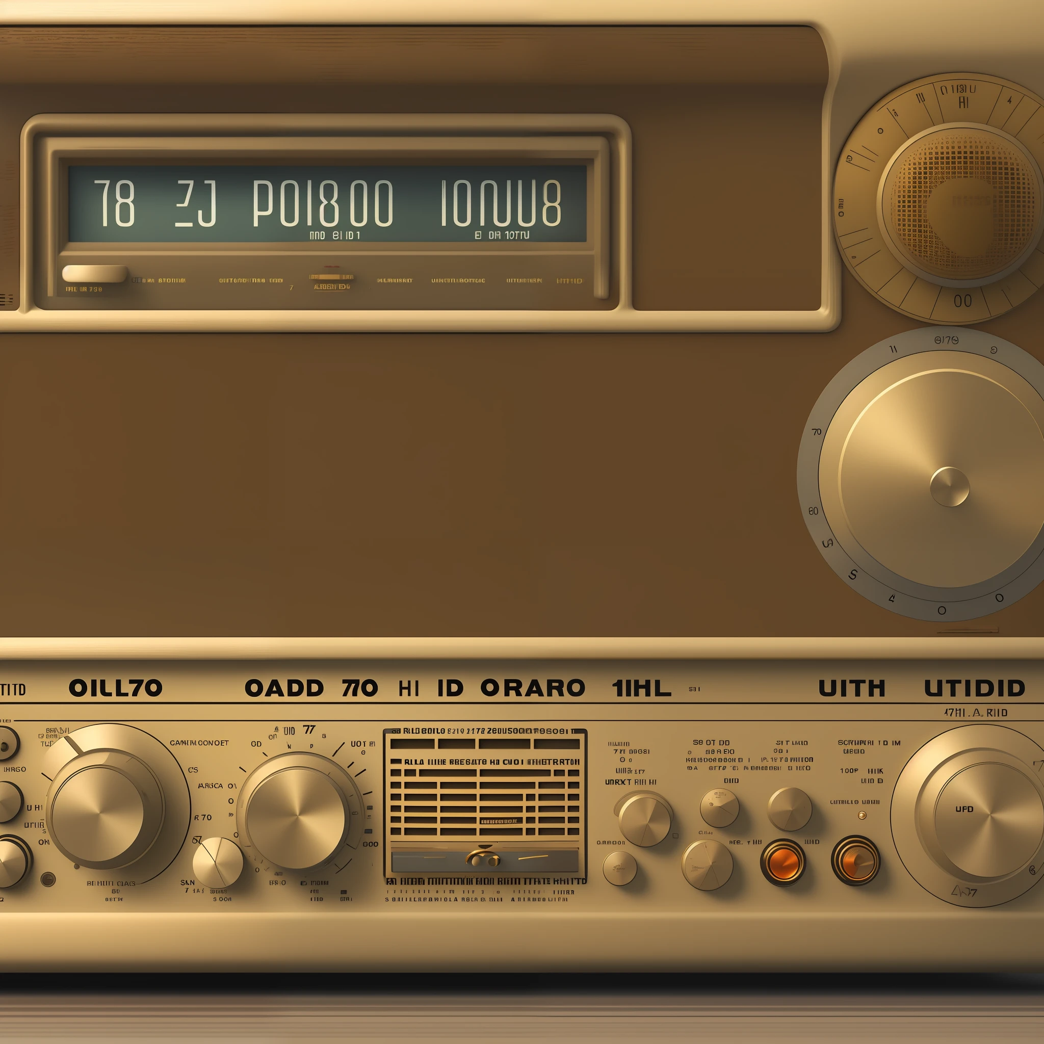 Radio old 70's, ultra HD, 10k, realistic --auto --s2