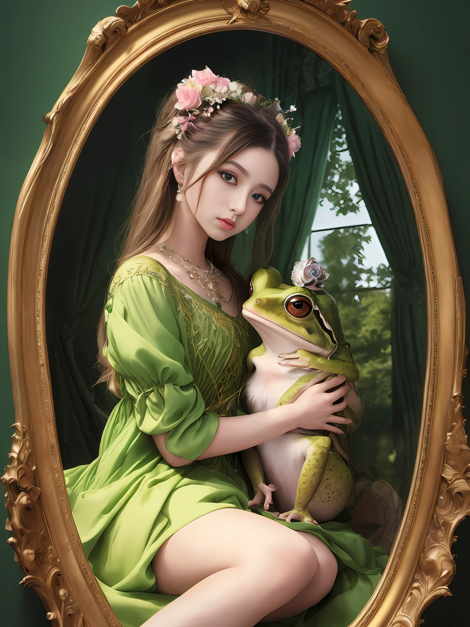 (Masterpiece, Top Quality, Best Quality, Official Art, Beauty and Aesthetics: 1.2), Beautiful Eyes, Gorgeous Eyes, Highly Saturated Eyes, Pink Eyes, Very Dreamy Eyes, Beautiful Girl Avatar