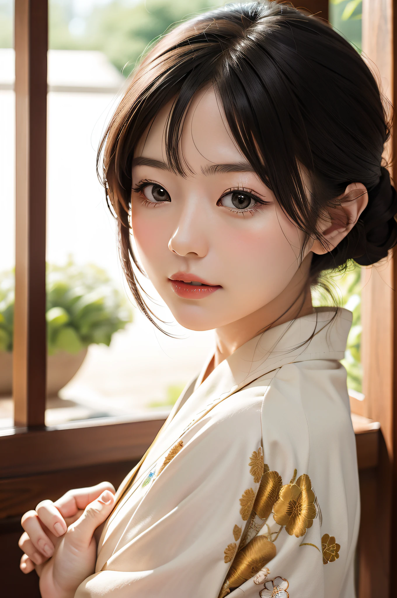 woman,japanese,ealistic details, high resolution,bokeh,outstanding details