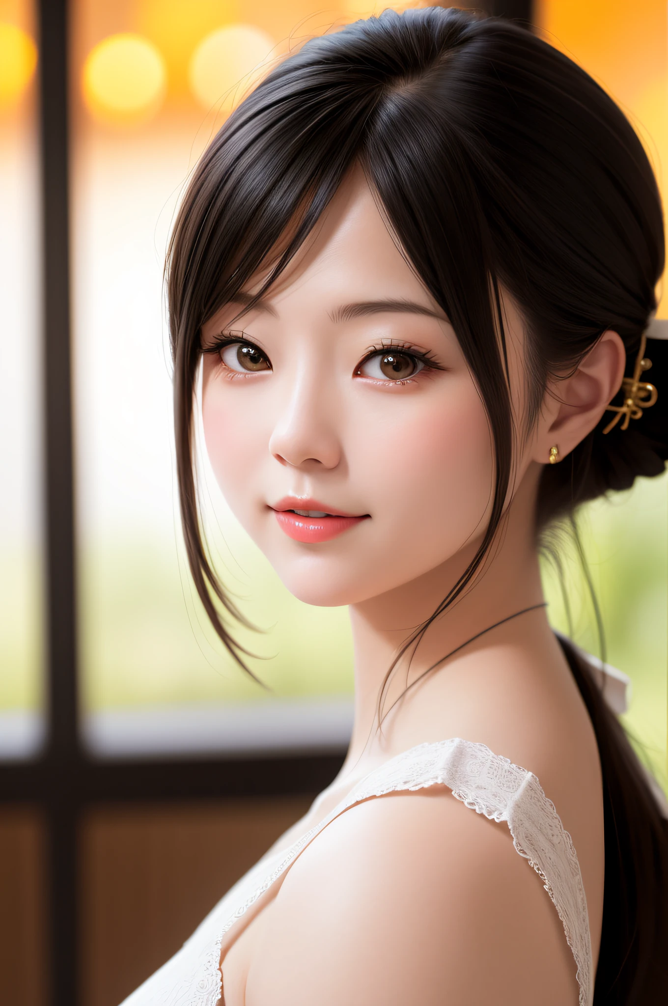 woman,japanese,realistic details, high resolution,bokeh,outstanding details