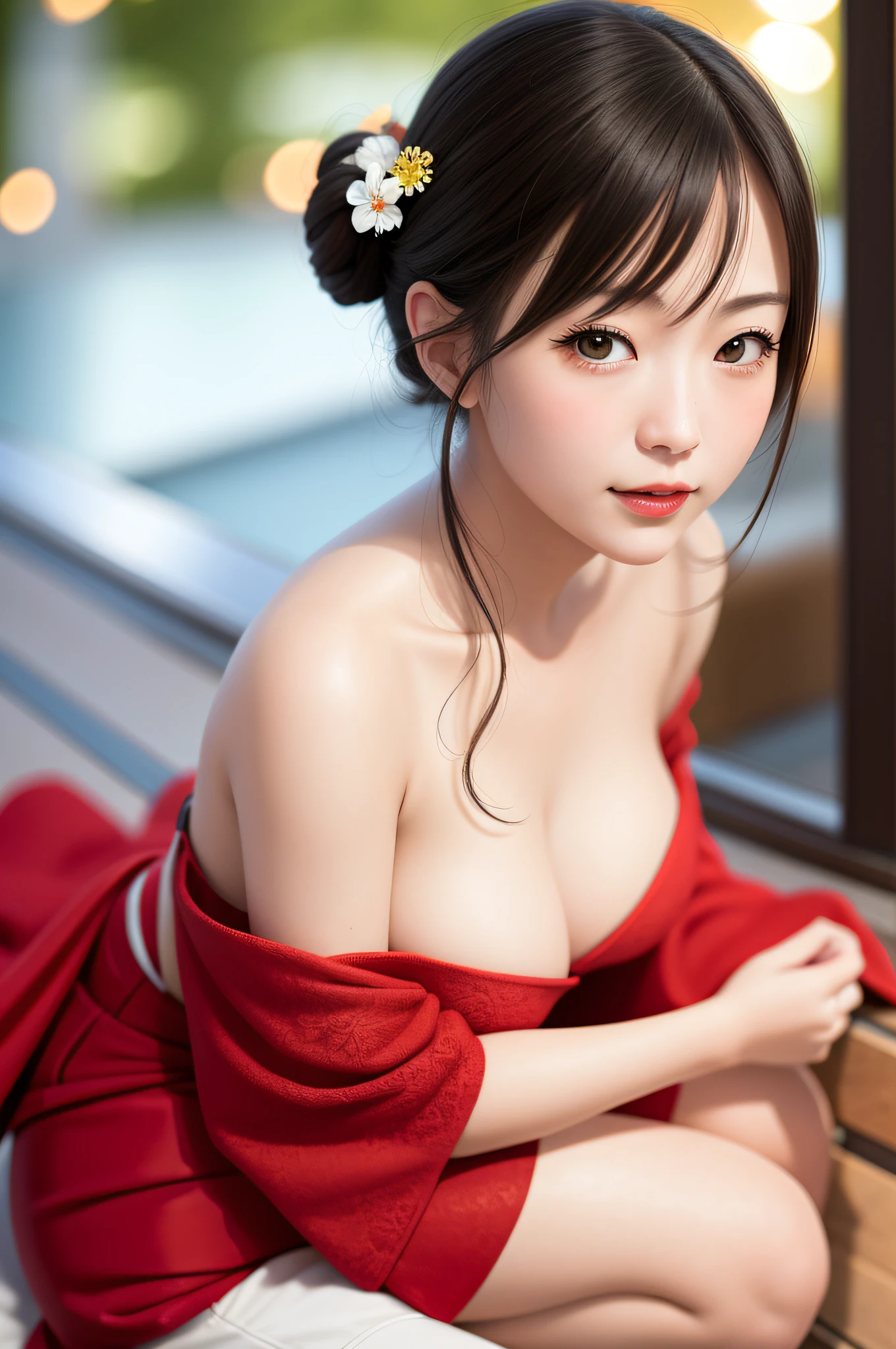 woman,japanese,realistic details, high resolution,bokeh,outstanding details