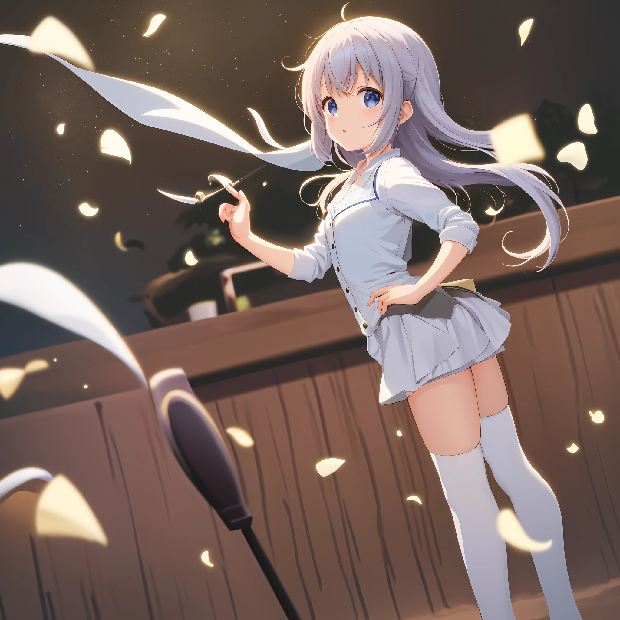 (best quality: 1.2), masterpiece, ultra high resolution, (hard light: 0.5), cocoa hoto, gochiusa,