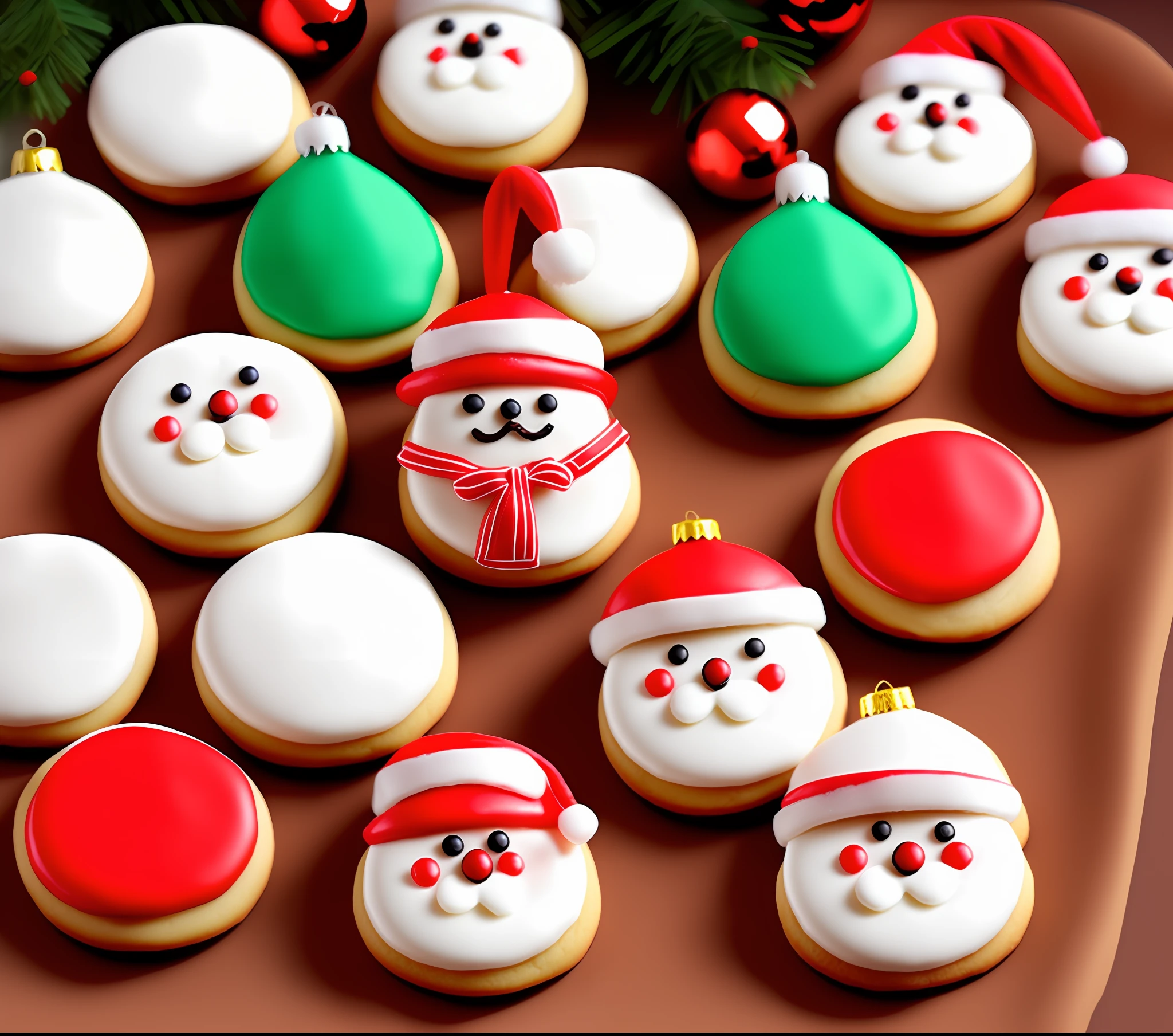 Christmas Yukidaruma Icing Cookie Cute