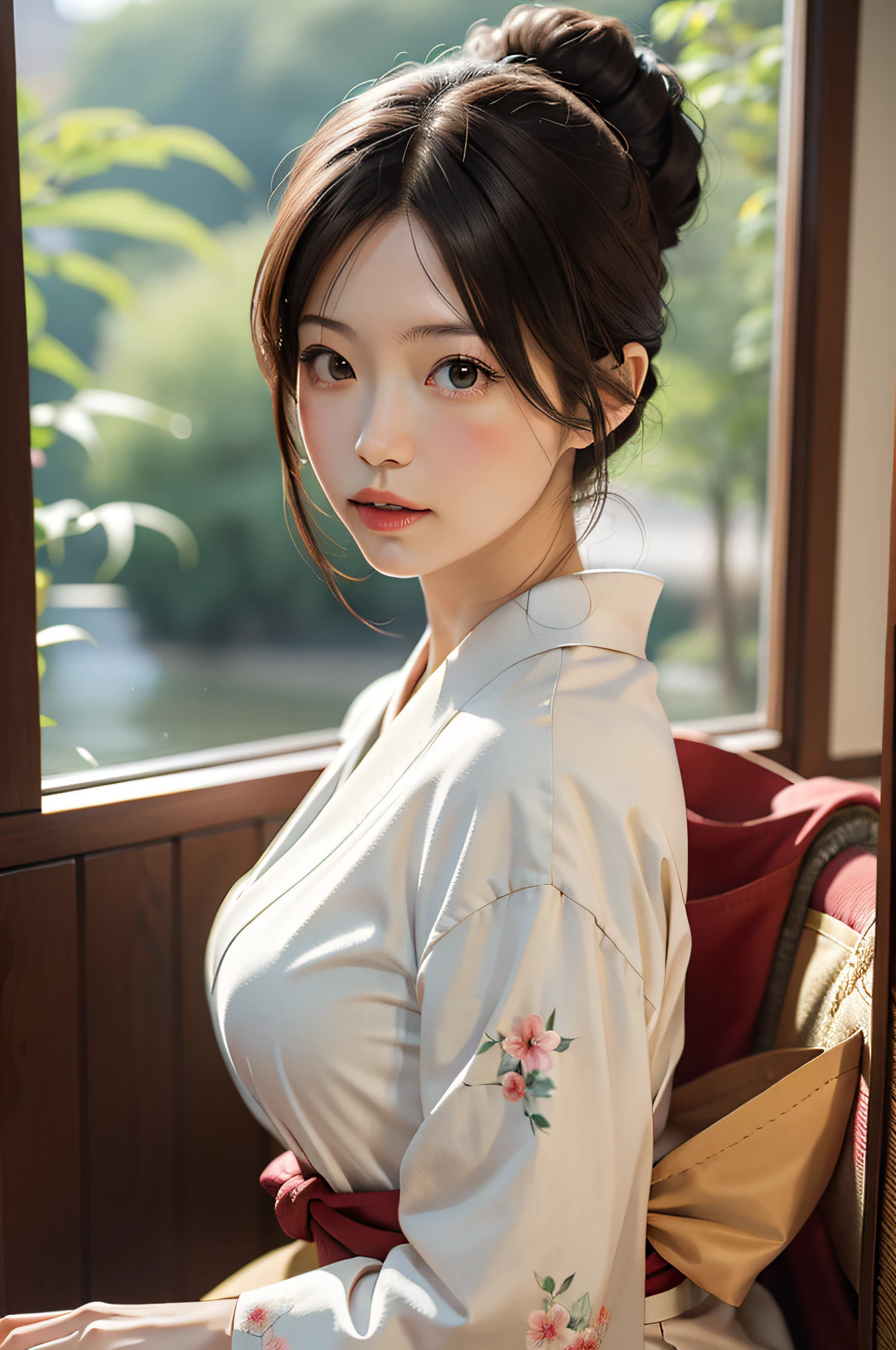 woman,japanese,realistic details, high resolution,bokeh,outstanding details