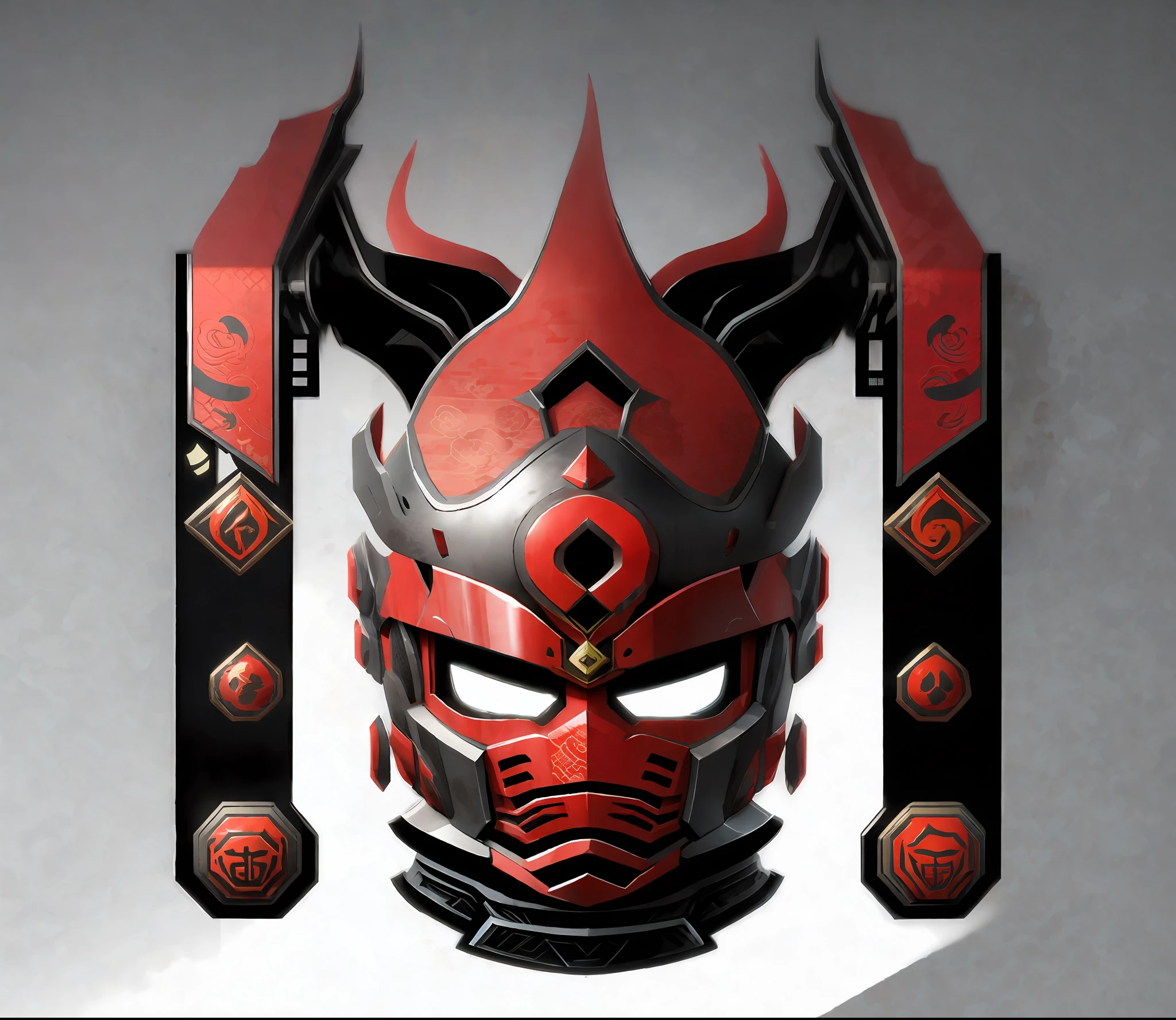 Chinese style helmet, game icon, ICON