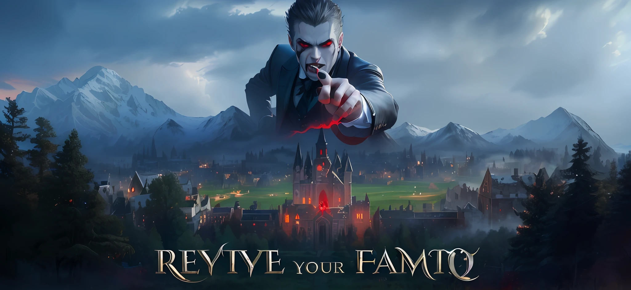 (A red-eyed vampire)