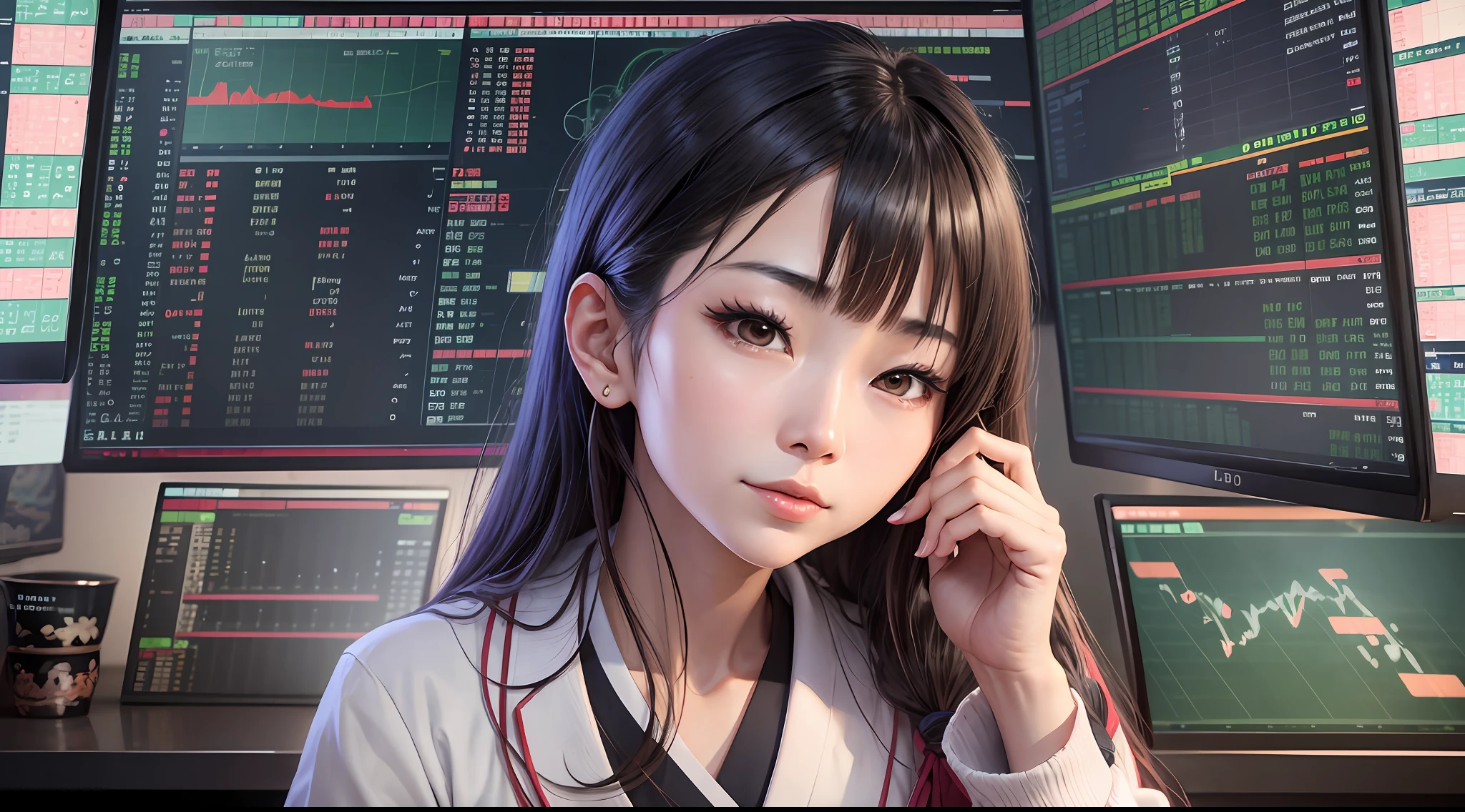 Japan Female Stock Trader --auto --s2