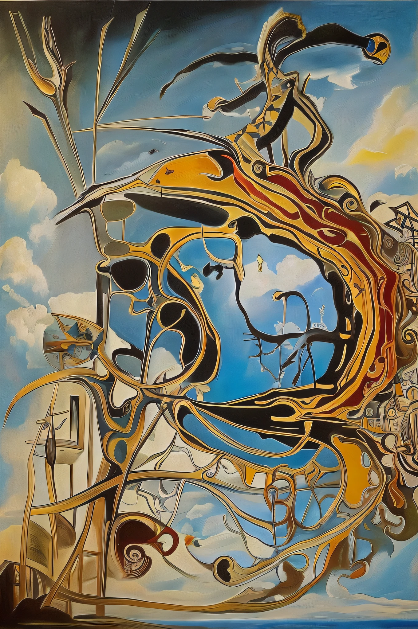 Salvador Dali painting