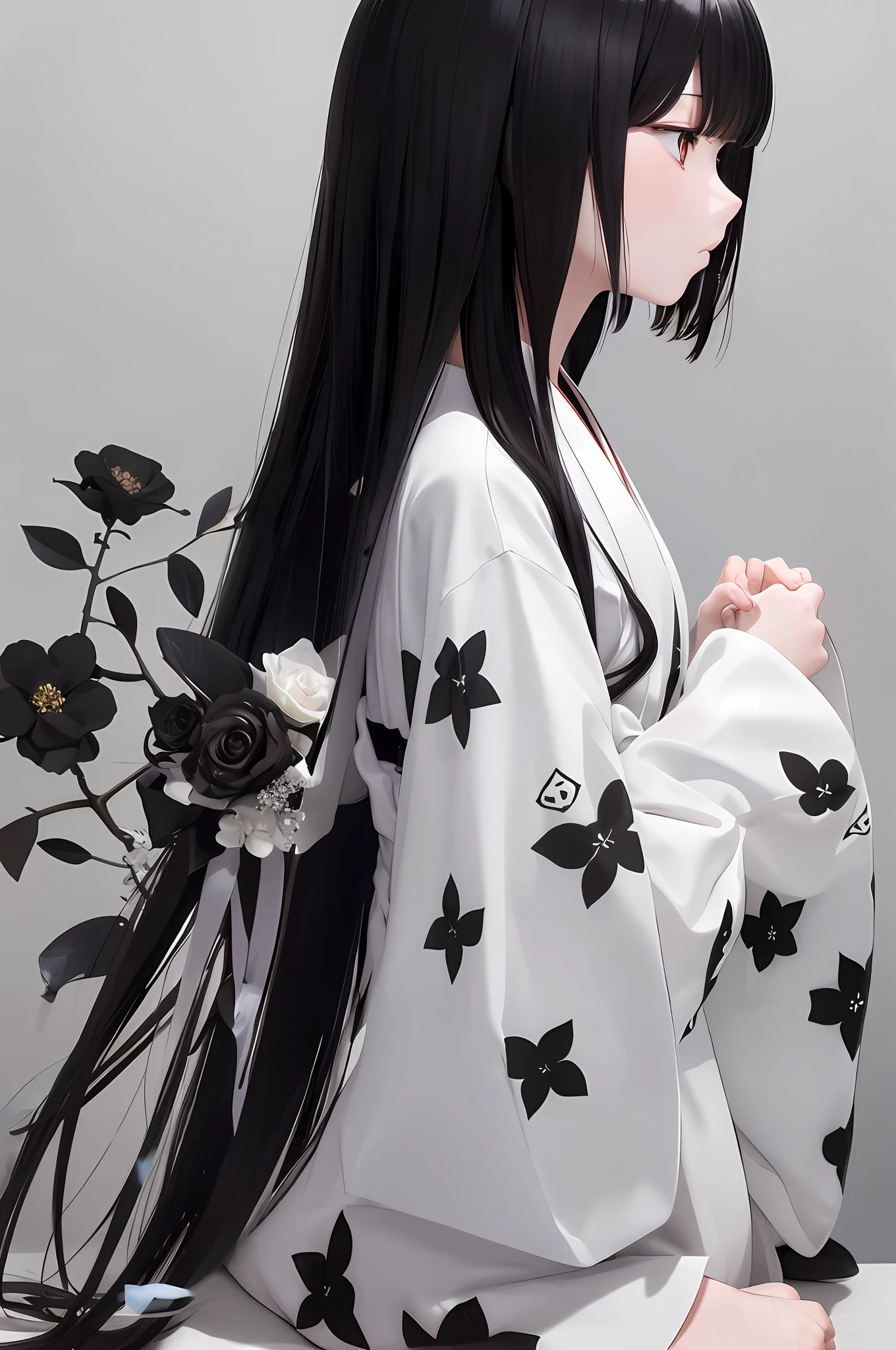 Black petals