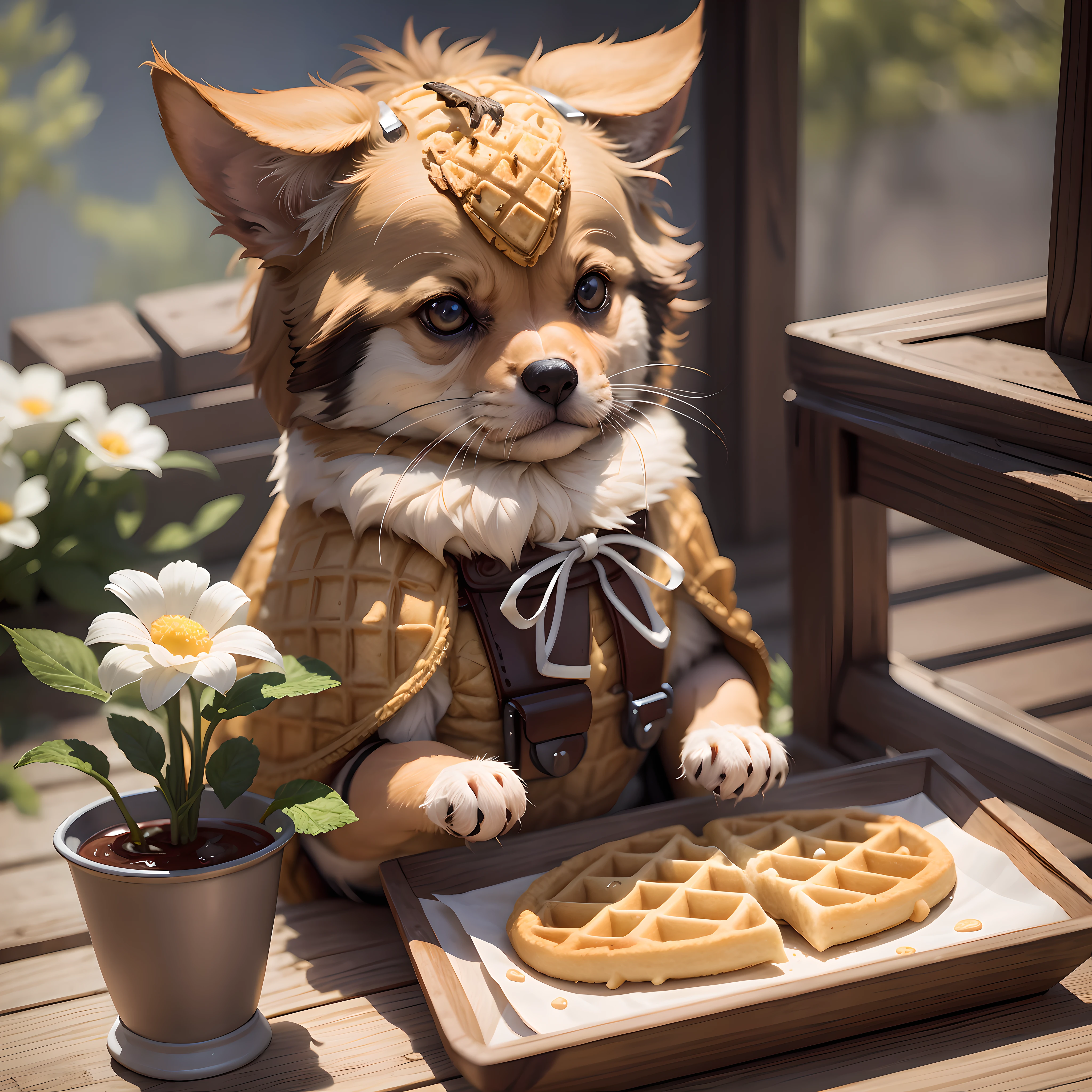 Waffelnmännchen, angry face