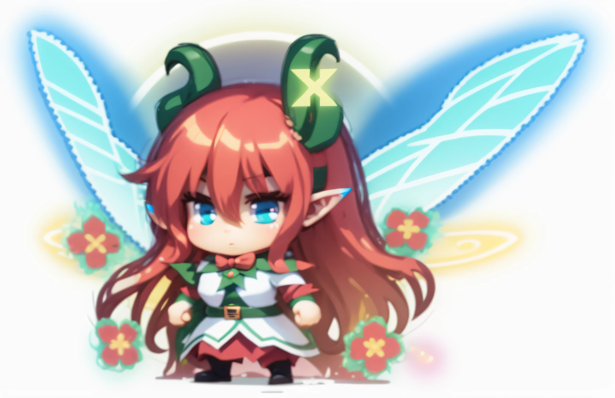 Two-dimensional, standing, cartoon, elf, god --auto --s2