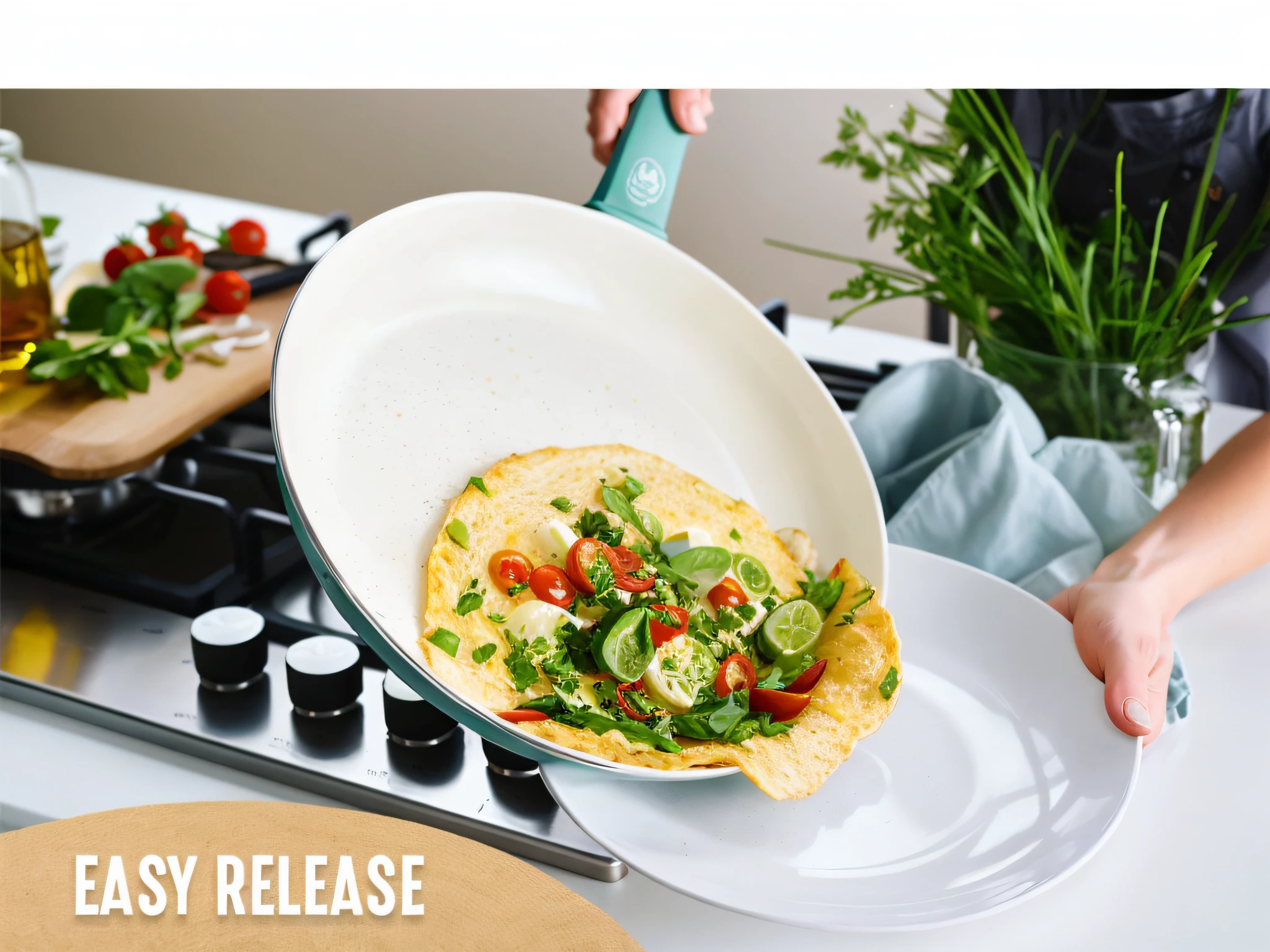 someone is preparing a meal on a white plate on a stove, new release, crisp details, tasty, delicious, completely new, timeless masterpiece, easy, ultra - detailed, ultra-detailed, feature, glossy finish, artistic pose, fully detailed, masterpiece fine details, very detaile, italian masterpiece, majestic masterpiece, high details!, sticky, detailed wide shot, vivid