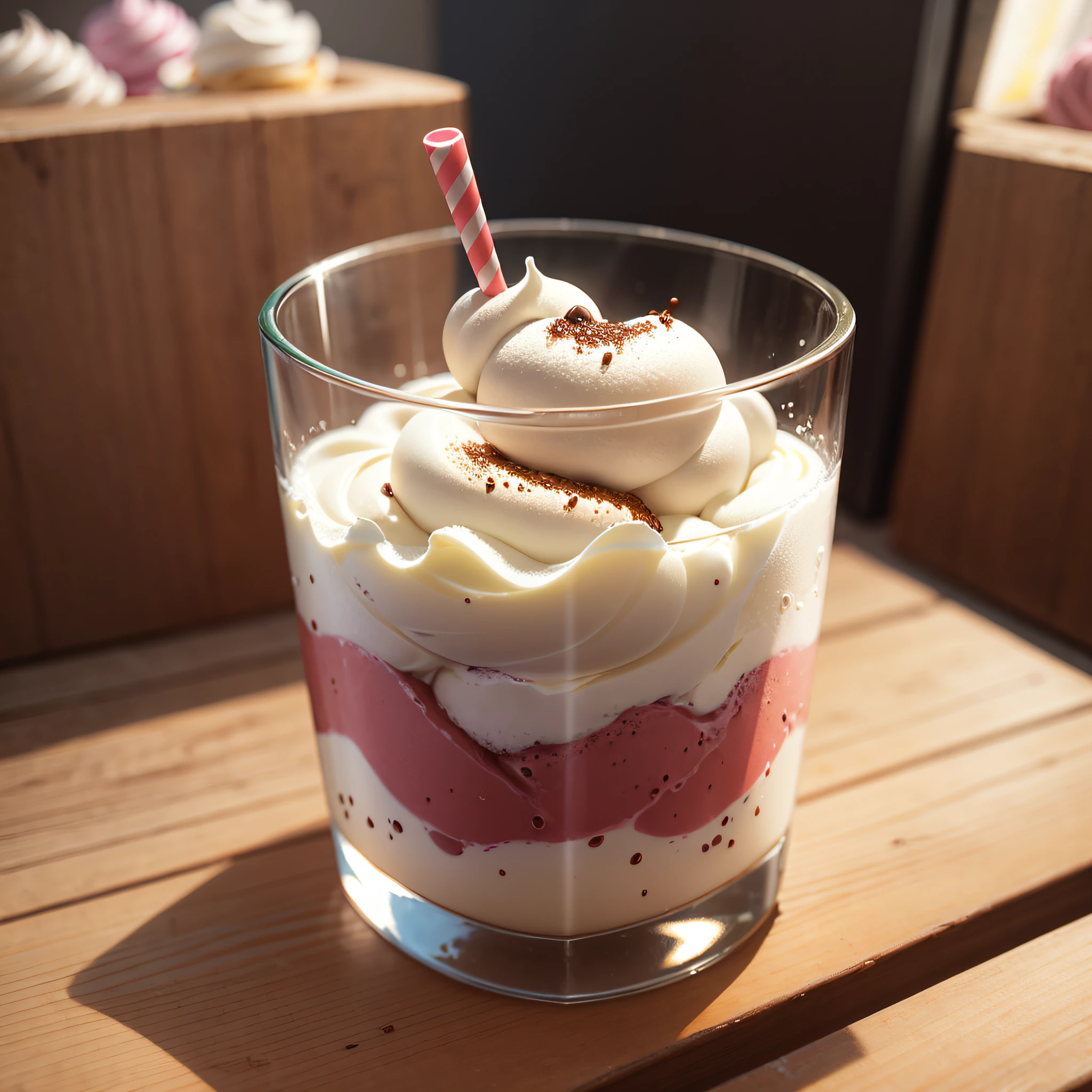 The glass holds ice cream --auto --s2