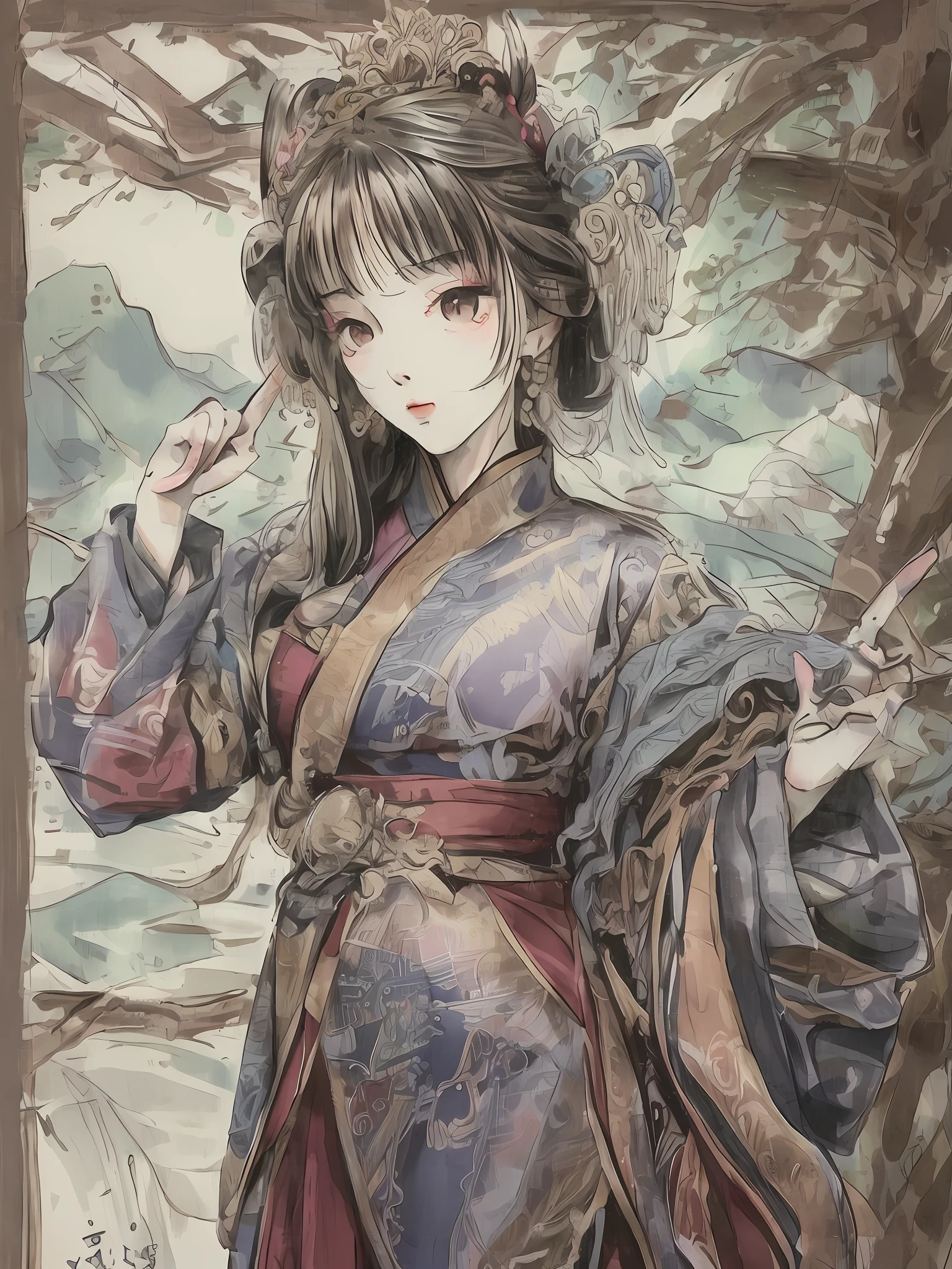 Du supervised the Chinese and foreign military forces, and the Song Dynasty was a first-class official robe, pointing out the rivers and mountains --auto --s2