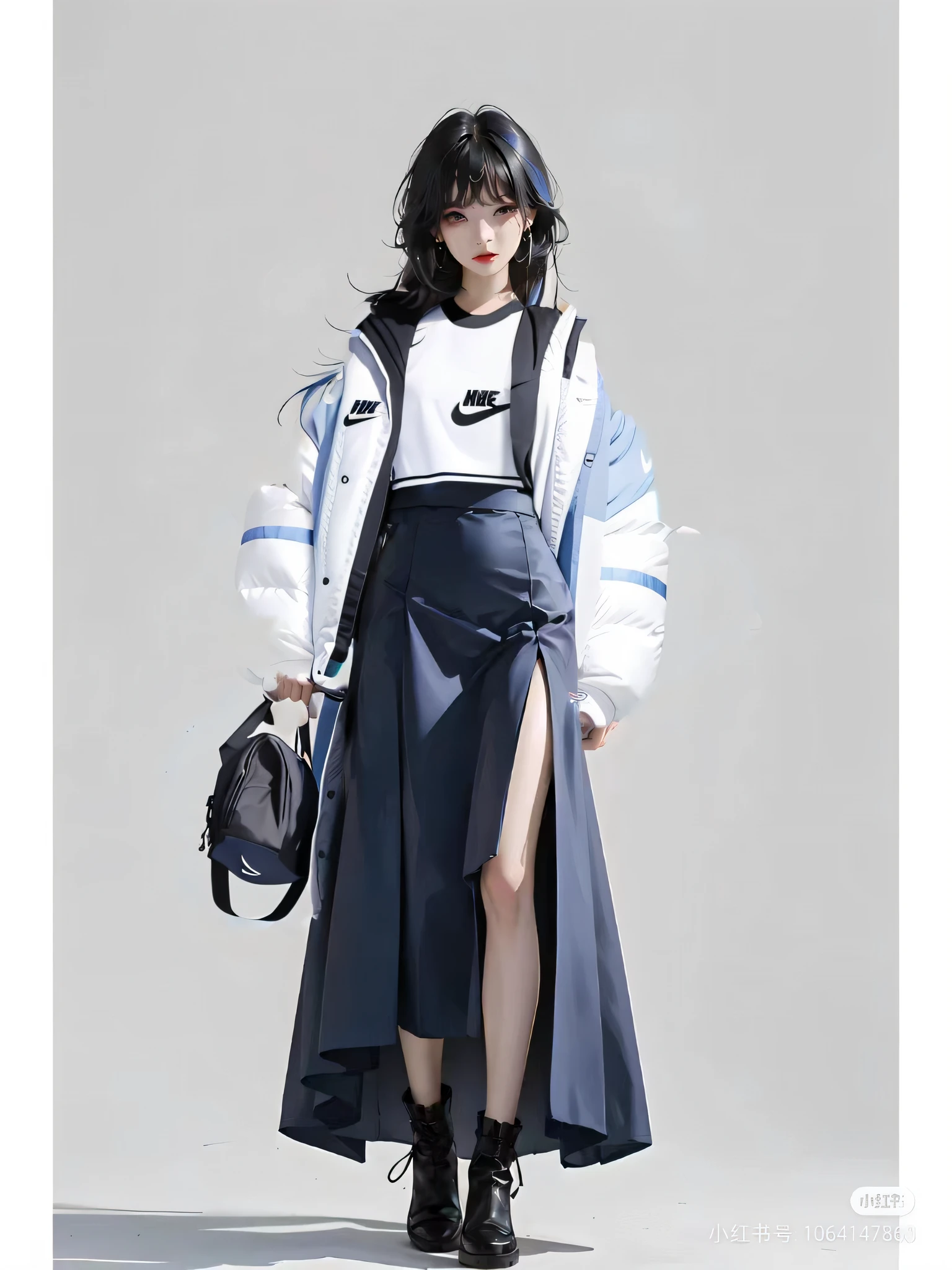 Nike sports coat, Nike small bag