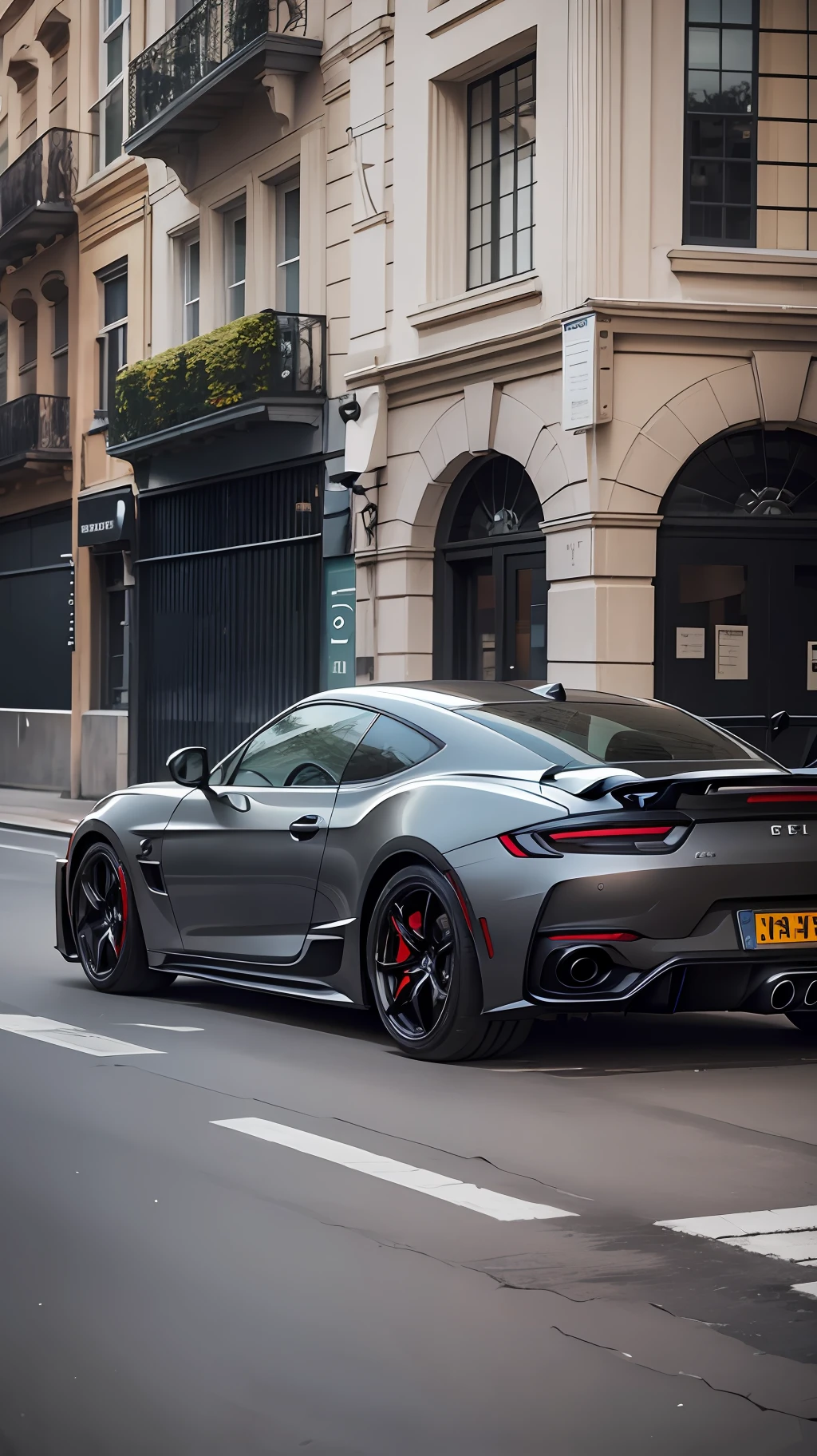 Dark grey sports car --auto --s2