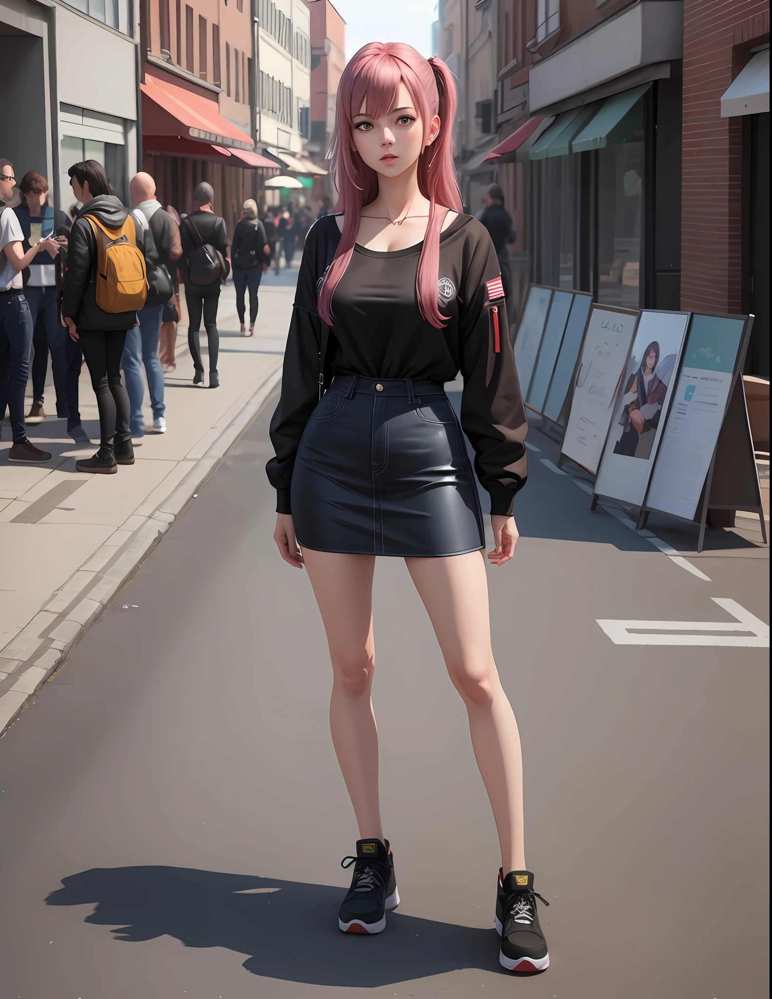 Lisa, photorealistic:1.5, full body, anime, 3d