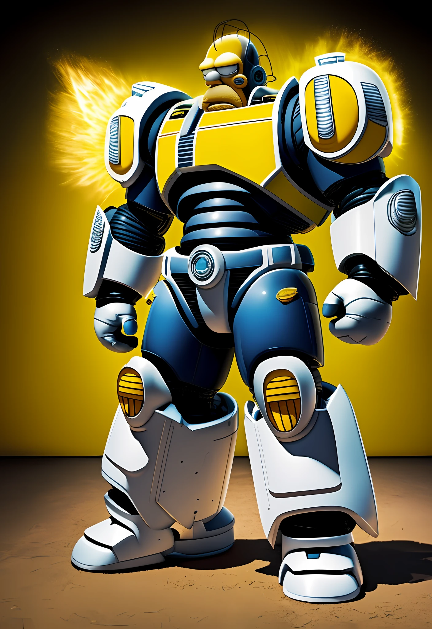 Homer Simpson as Transformer