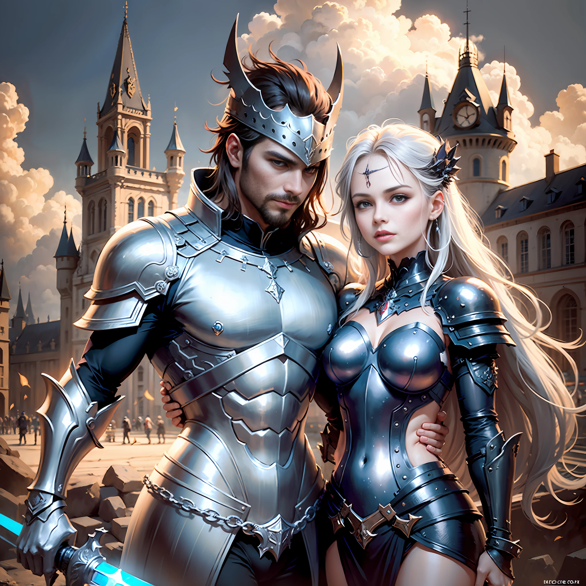 Redraw the dark blue metal armor