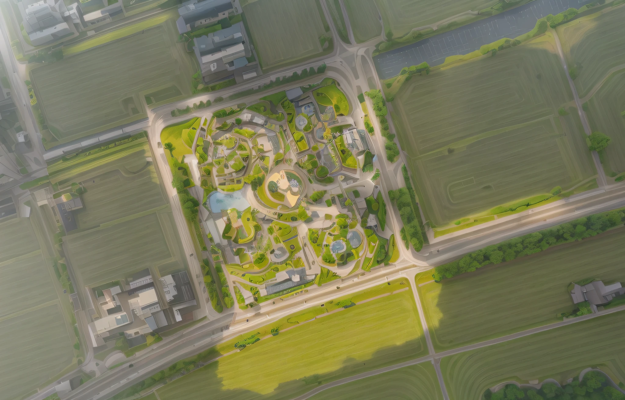 Best quality, super detailed, (full detail), (4K), 8K, tree, topography. Terrain, gallery, house, grass, buildings, curved roads, relief. topography, aerial view of park with circular park and pond, aerial view, aerial view, aerial view, park, aerial illustration, zaha style architecture, aerial view, aerial view, city park, upper view, queen's whirlpool garden, top view, aerial view from top to bottom, view of a green park square with many trees, best quality, super detailed, (full detail), (4k), 8k, tree, house, grass, building, curved road, relief. Terrain, gallery, aerial view of park with lots of trees and many buildings, aerial illustration, aerial view, aerial view, aerial view, overhead view, overhead view, isometric aerial view, aerial view, [top view]!!, top view, top view, aerial view, aerial view, aerial view, aerial view, aerial view, aerial view, Aerial view of a green square with many trees, satellite view, aerial illustration, top view, aerial view, aerial view, aerial view, aerial view, aerial view, aerial view from top to bottom, aerial view, aerial view from above, park, center of gravity zone, top view, isometric aerial view, aerial view