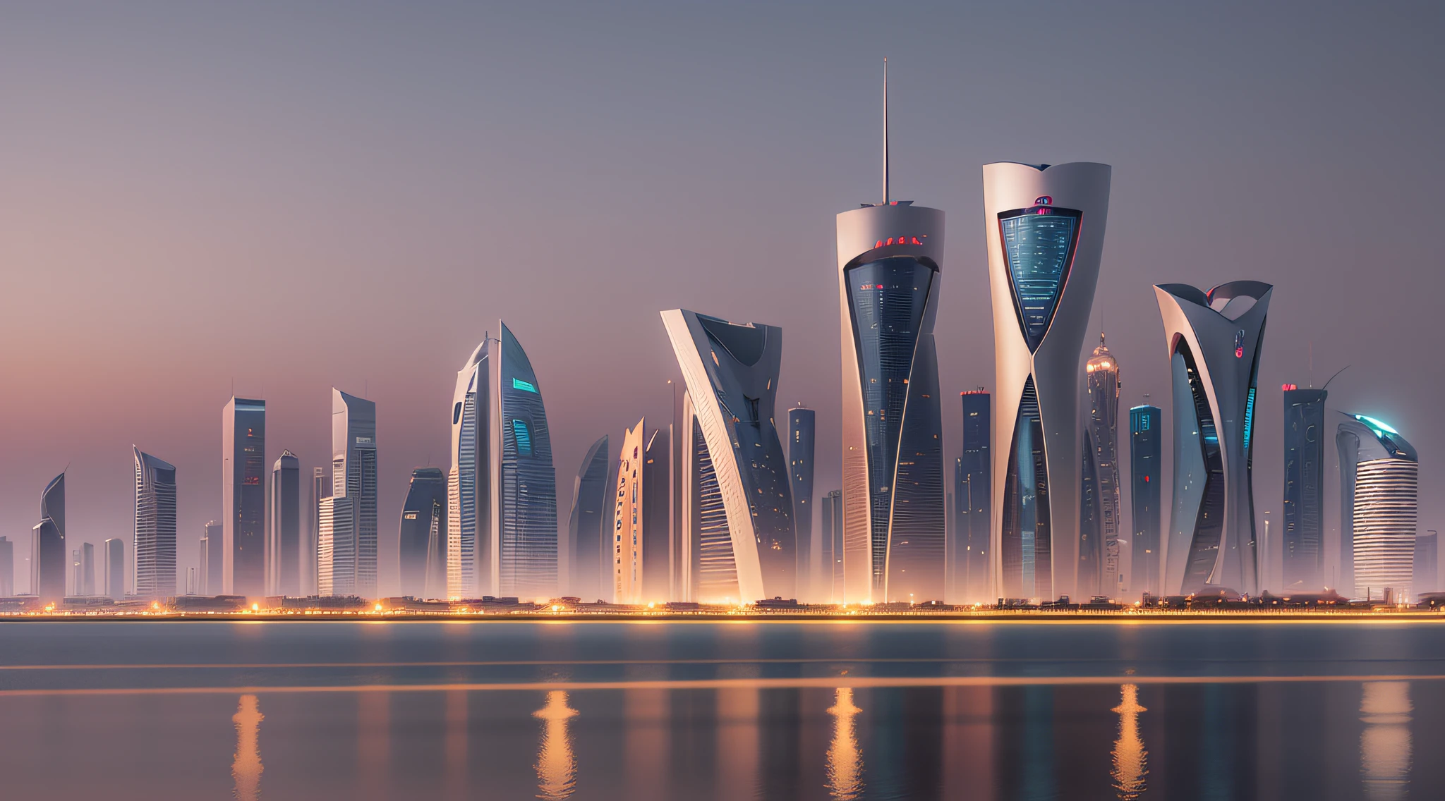 Qatar Building skyline Doha city --auto --s2