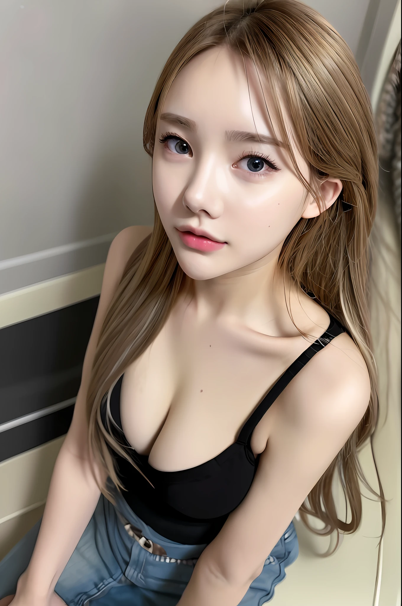 (8K, highest quality, masterpiece: 1.2), (Realistic, Photorealistic, Photorealistic: 1.37), ultra-detail,
Beautiful detailed eyes, beautiful detailed nose, beautiful Japan, nude