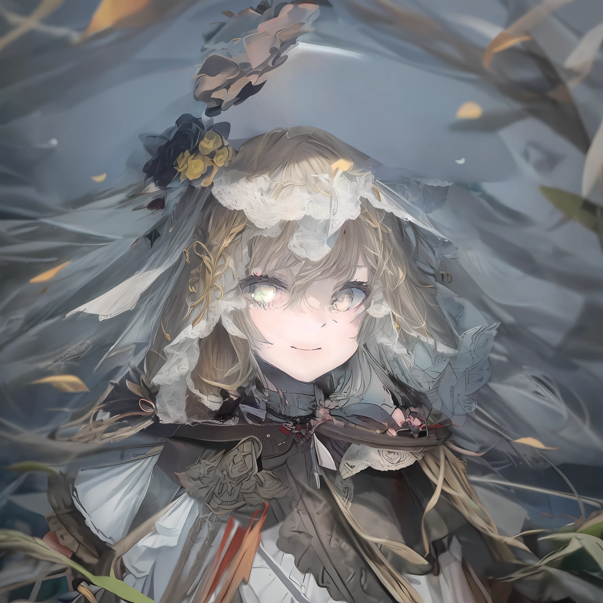 A hat full of bouquets