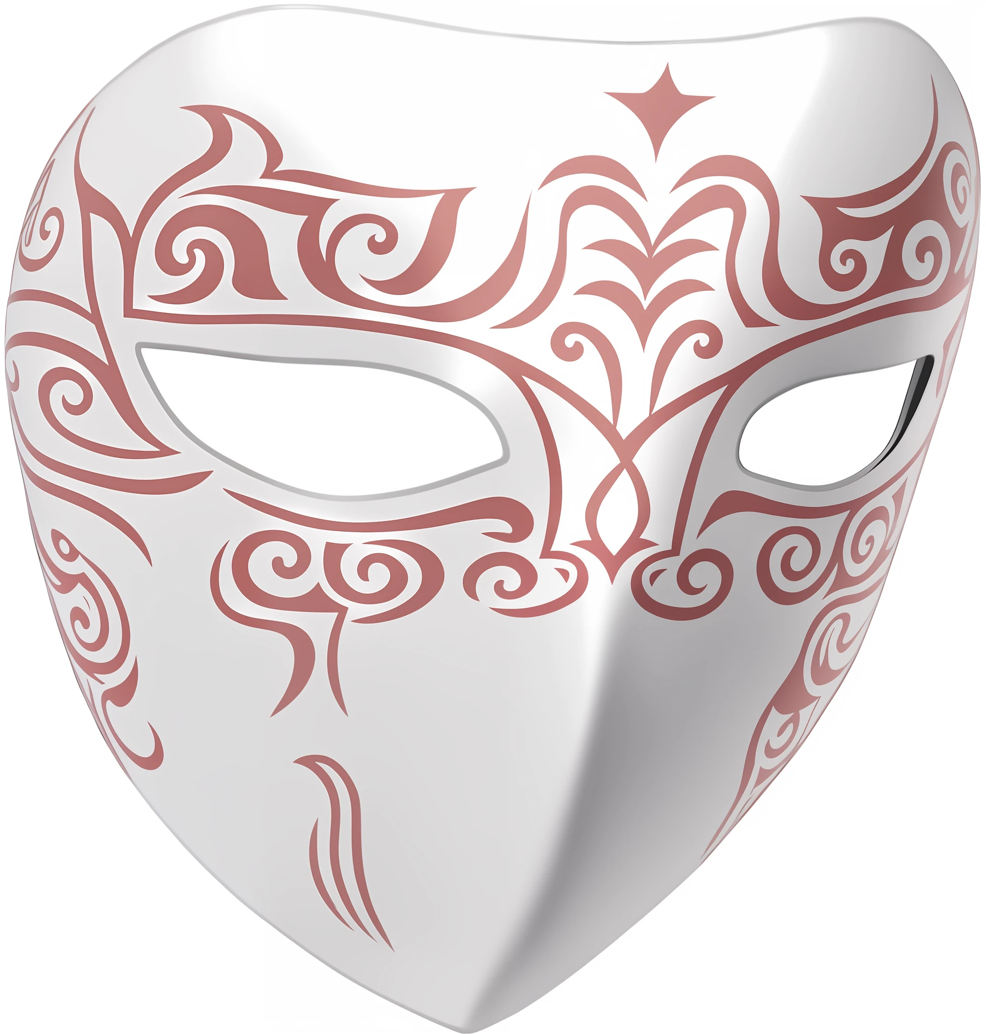 a white mask with red designs on it, vega mask, tribal mask inside mask, mask, ancient greek assassin mask, white mask, kabuki mask, ( ( mask ) ), venetian mask, ornate mask, detailed mask, masqua, tribal mask, ghost mask, masking, tengu mask, full face occult silver mask, intricate mask, steampunk tribal mask, greek mask --auto --s2