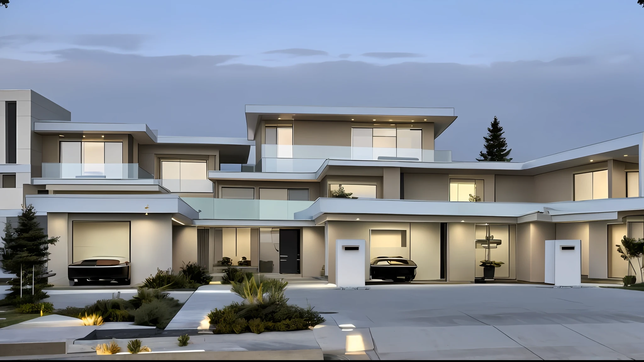 arafed modern home with a driveway and a garage, award winning contemporary, exterior design, award winning modern design, residential design, pristine and clean design, hip modern design, award-winning masterpiece, modern house, contemporary house, ultra modern, hip modern vibe, exterior, mid-century modern, mid - century modern, contemporary design, stunning lines