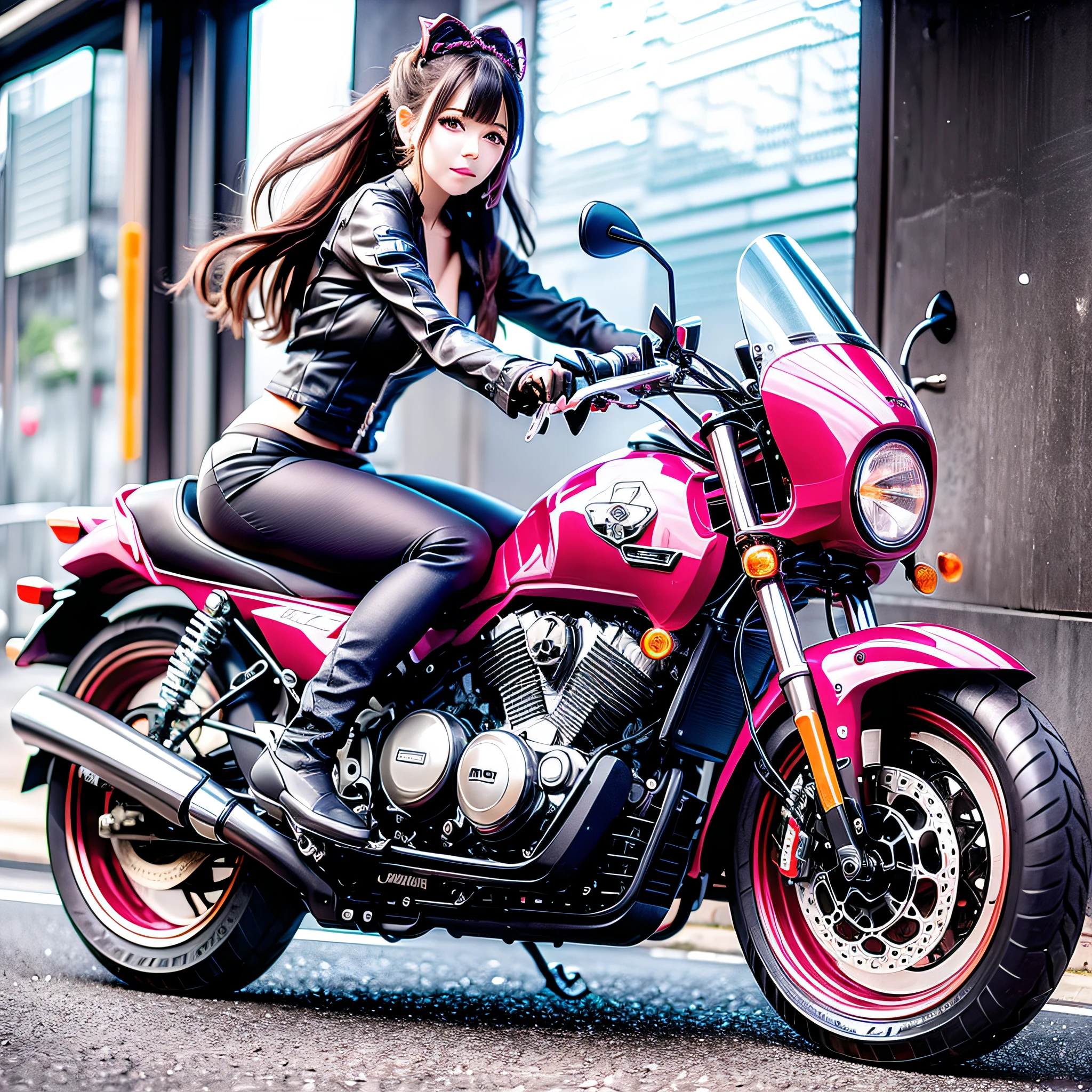 hanagaki takemichi, cool style, detailed, on the motorcycle --auto --s2