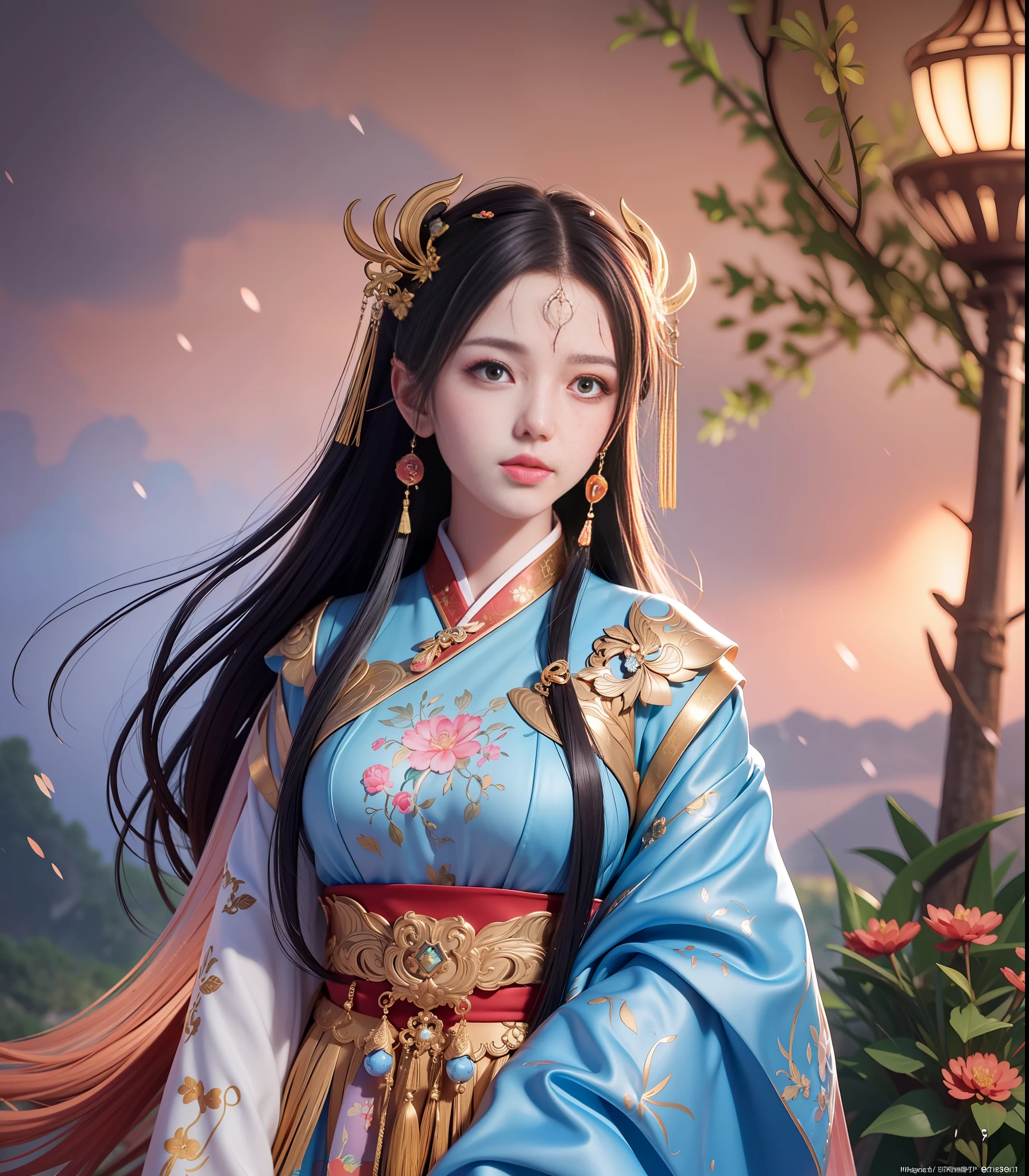 (8k, RAW photo:1.2),best quality, ultra high res,dramatic angle,(fluttered detailed color splashs), (illustration),(((1 girl))),(long hair),(rain:0.9),(hair ornament:1.4),there is an ancient palace beside the girl,chinese clothes,(focus on), color Ink wash painting,(color splashing),colorful splashing,(((colorful))),(sketch:0.8), Masterpiece,best quality, beautifully painted,highly detailed,(denoising:0.6),[splash ink],((ink refraction)), (beautiful detailed sky),moon,highly,detaild,(masterpiece, best quality, extremely detailed CG unity 8k wallpaper,masterpiece, best quality, ultra-detailed),(Lycoris radiata),