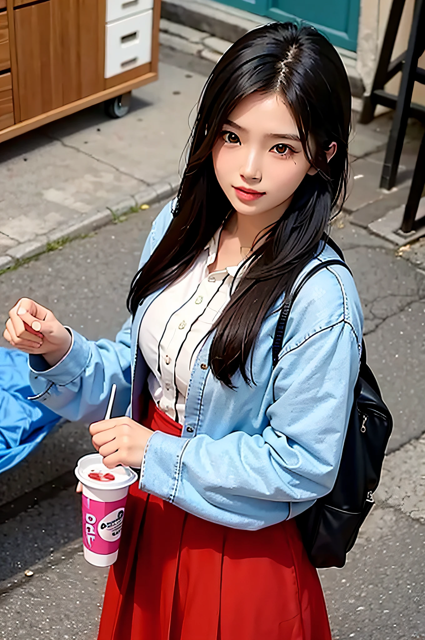 Pretty woman, Asian, 19 years old