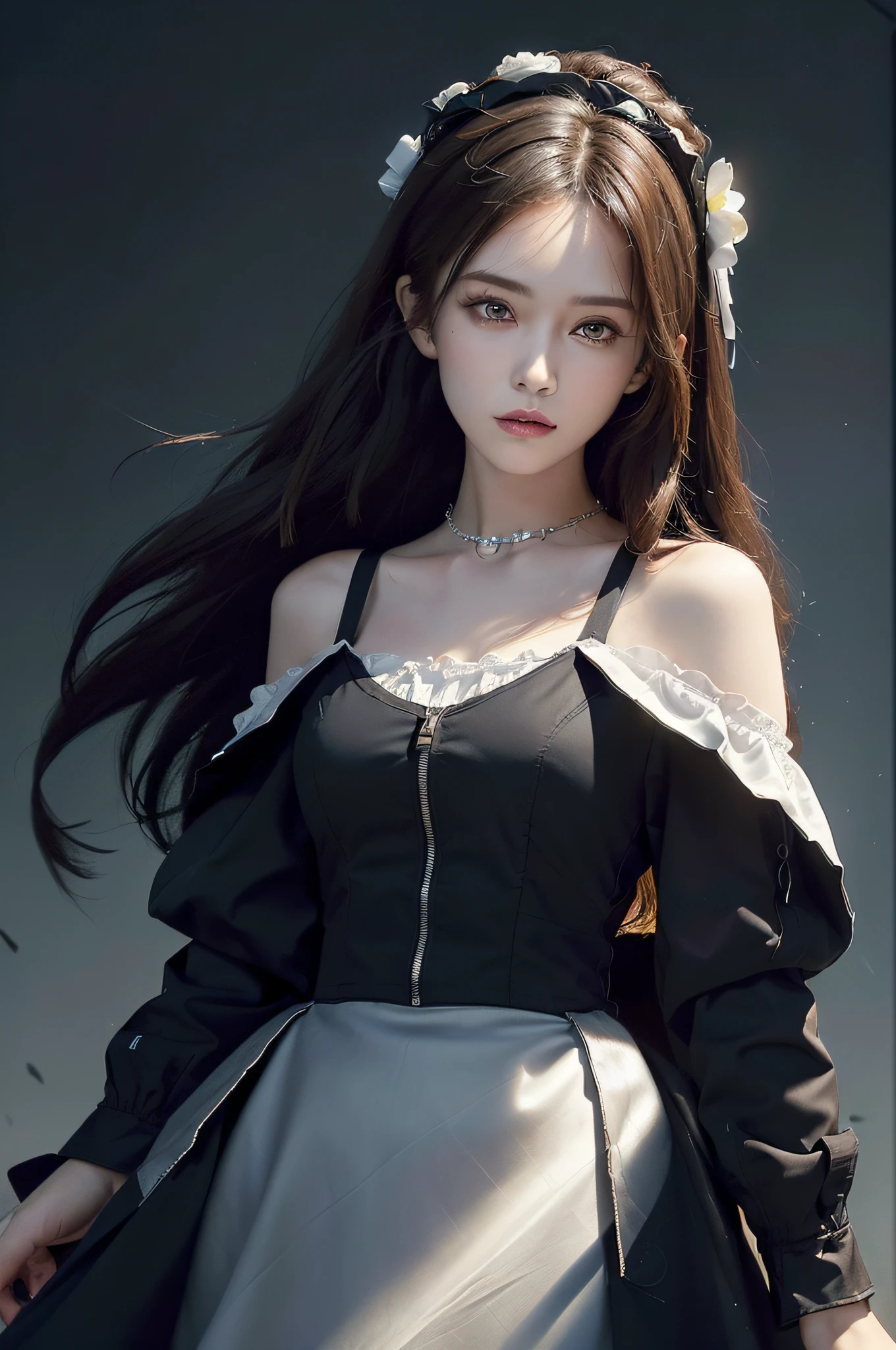 (front focus),(in the dark:1.6),
(masterpiece, top quality, best, official art, beautiful and aesthetic:1.2),(masterpiece, top quality, best quality, official art, beautiful and aesthetic:1.2),(masterpiece, top quality, best quality, official art, beautiful and aesthetic:1.2), 1girl, glitch art, (digital distortion), pixelated fragments, data corruption,colorful noise, visual chaos,contemporary aesthetics