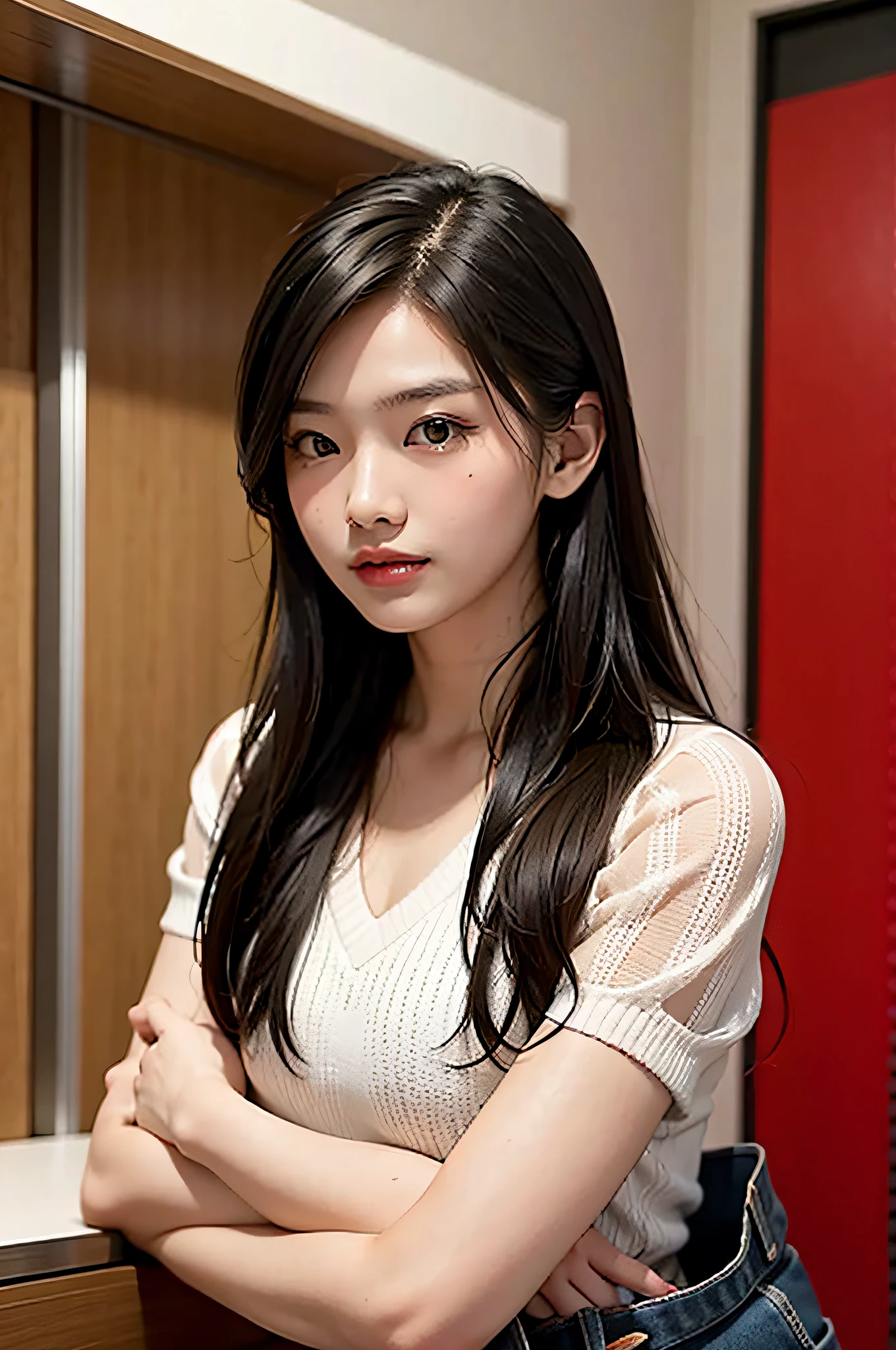 Pretty woman, Asian, 19 years old