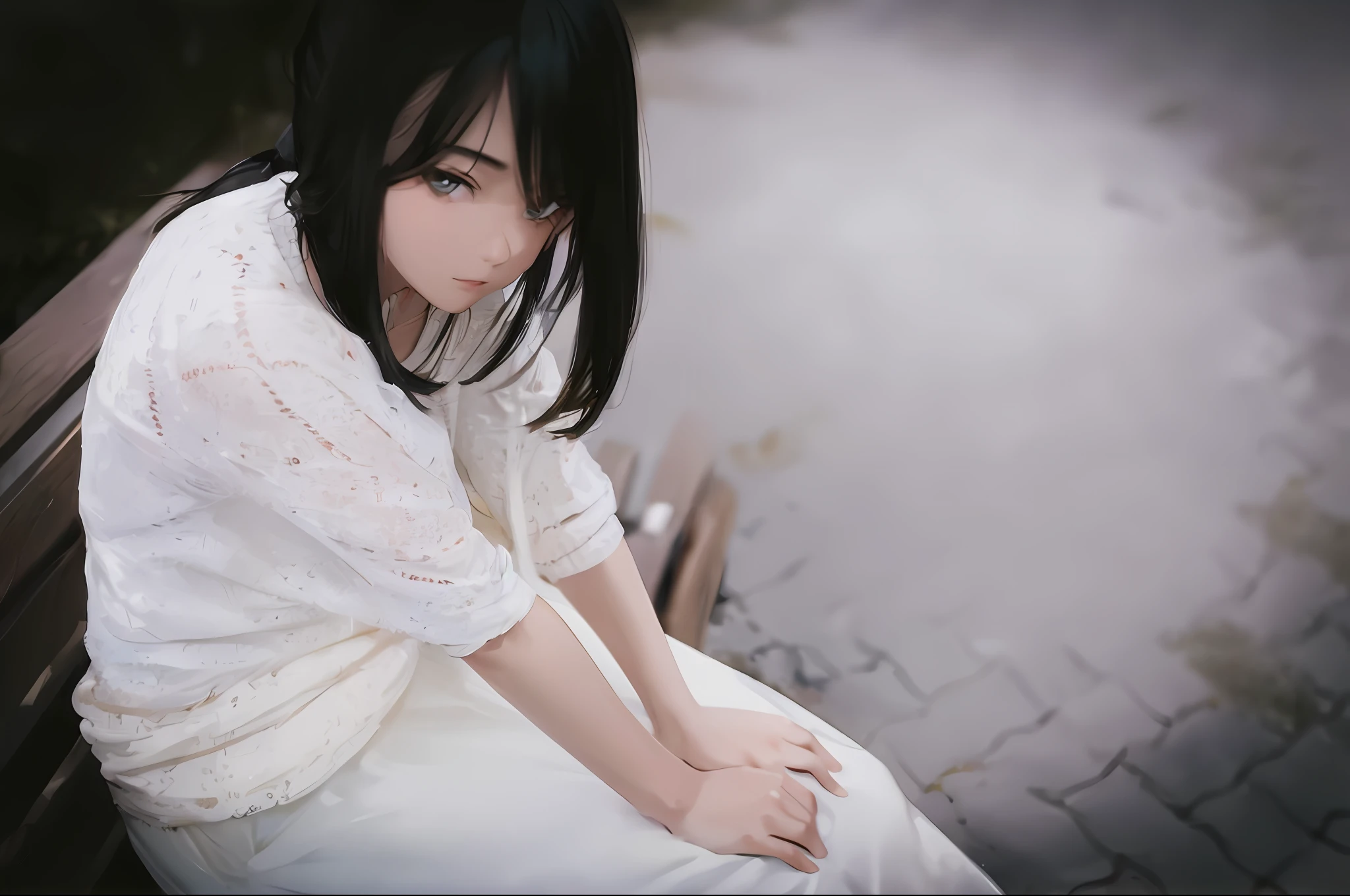 (masterpiece), (best quality), (ultra detailed),(disheveled hair),(illustration), (1girl), (Fashionable clothing), standing, Fashion model, looking at viewer, (interview), (simple background),beautiful detailed eyes, delicate beautiful face, Floating,(high saturation),(colorful splashes),colorful bubble,(shining), focus on face, ponytail, kamisato ayaka, light blue hair, bangs, hair ring, floating flowers, floating hairs, (shining), best lighting, best shadow,