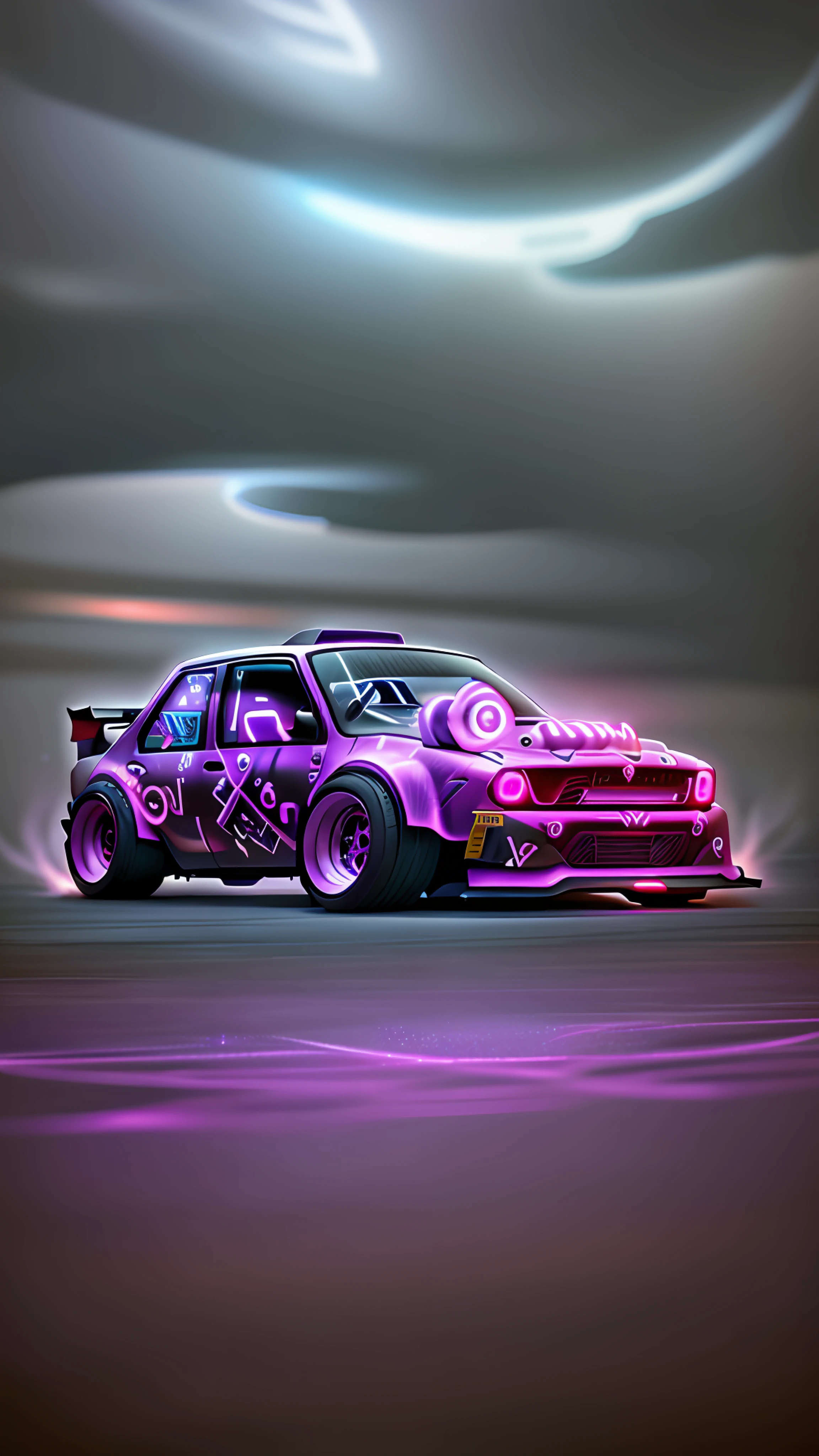 Car Modified GlowingRunesAI_purple