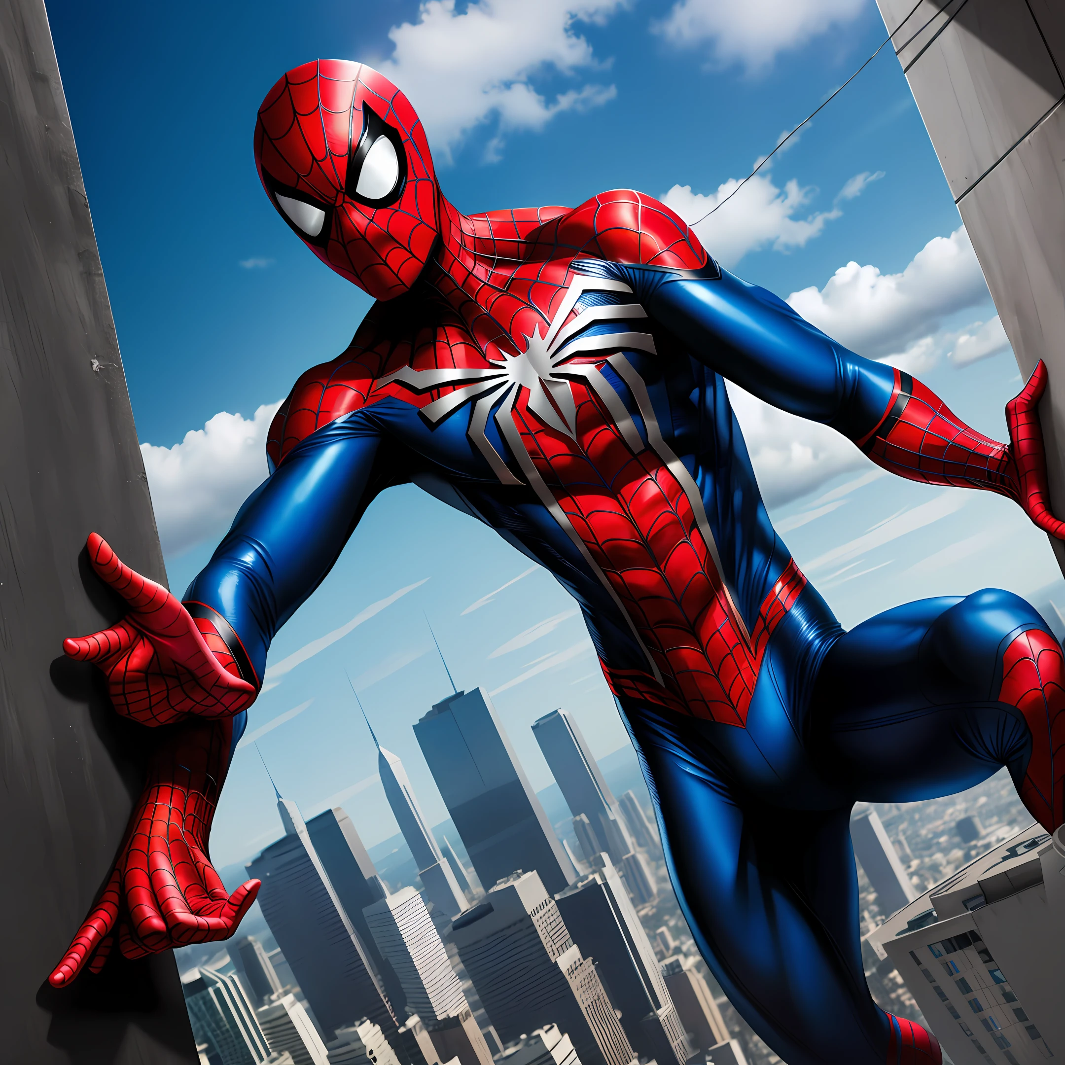 Me in a spiderman suit