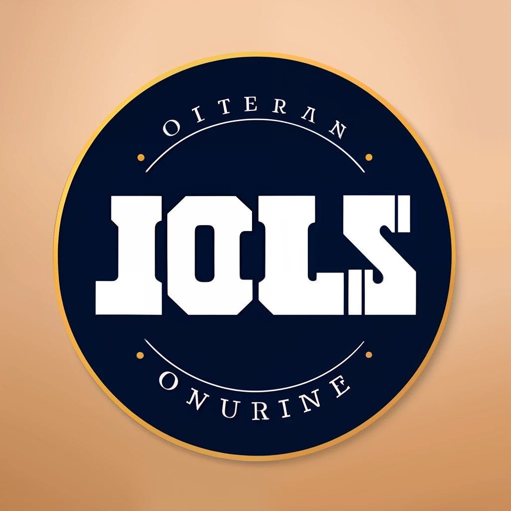 Create an online store logo, with the name "Lojas Brito"