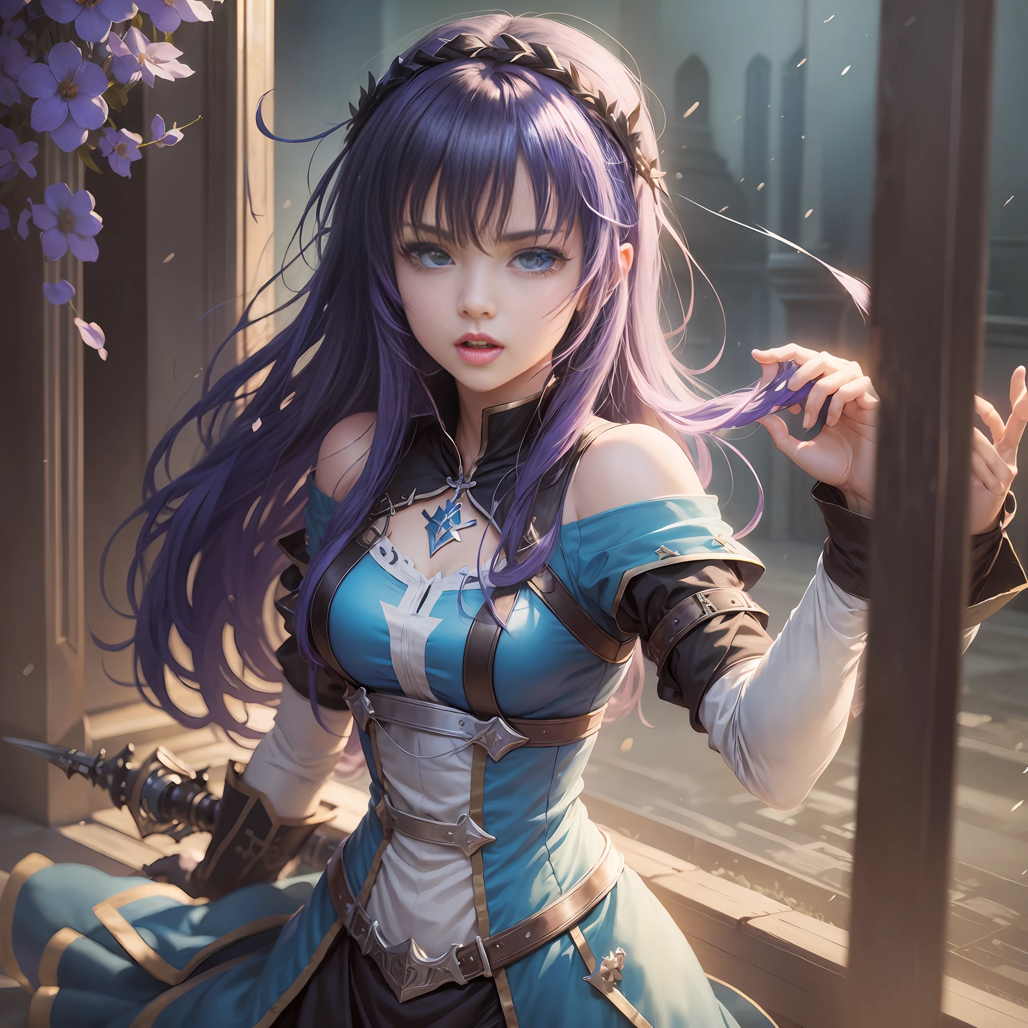 (Alice Synthesis Thirty), (Singing), (Masterpiece), (Masterpiece, Best Quality), Sword Art Online