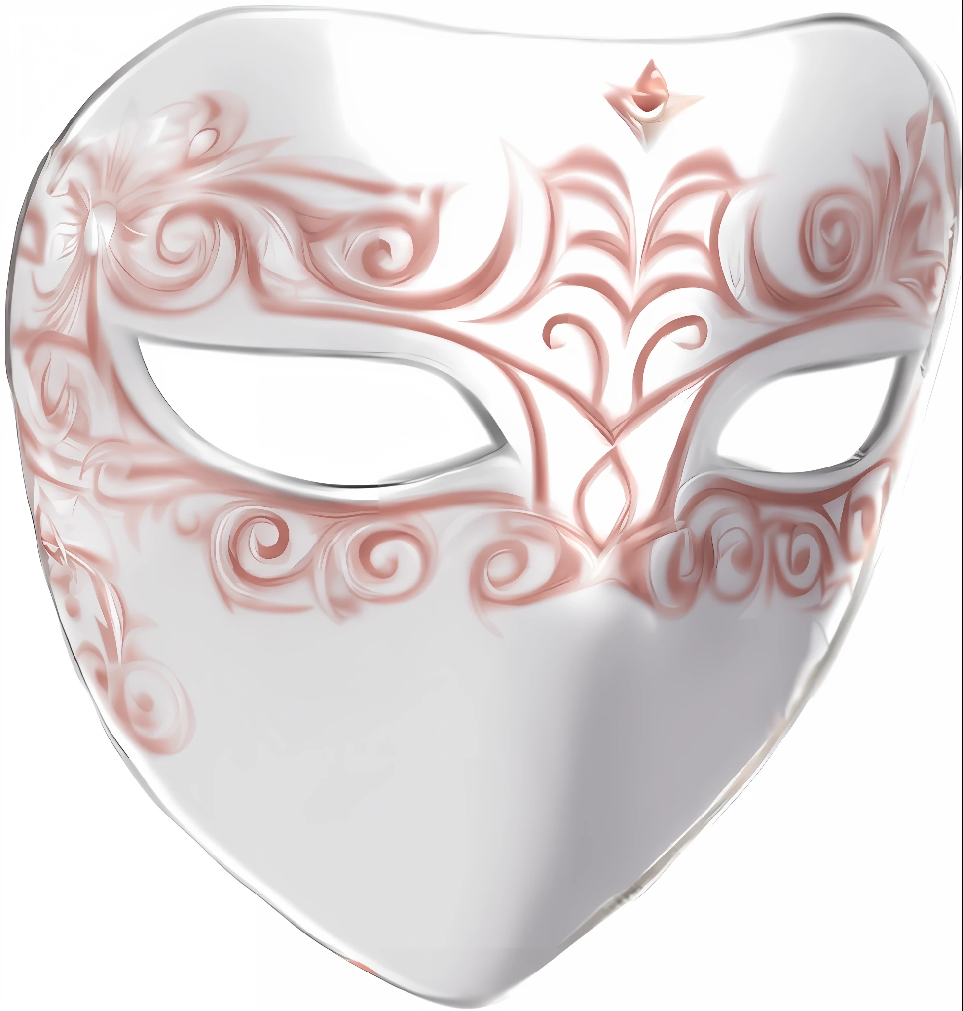 a close up of a white mask with red designs on it, vega mask, venetian mask, full face occult silver mask, masqua, white mask, ( ( mask ) ), mask, tribal mask inside mask, ornate mask, detailed mask, metallic mask around the mouth, pointy mask, metal mask, mask inside mask, ghost mask, masquerade mask, carnival mask