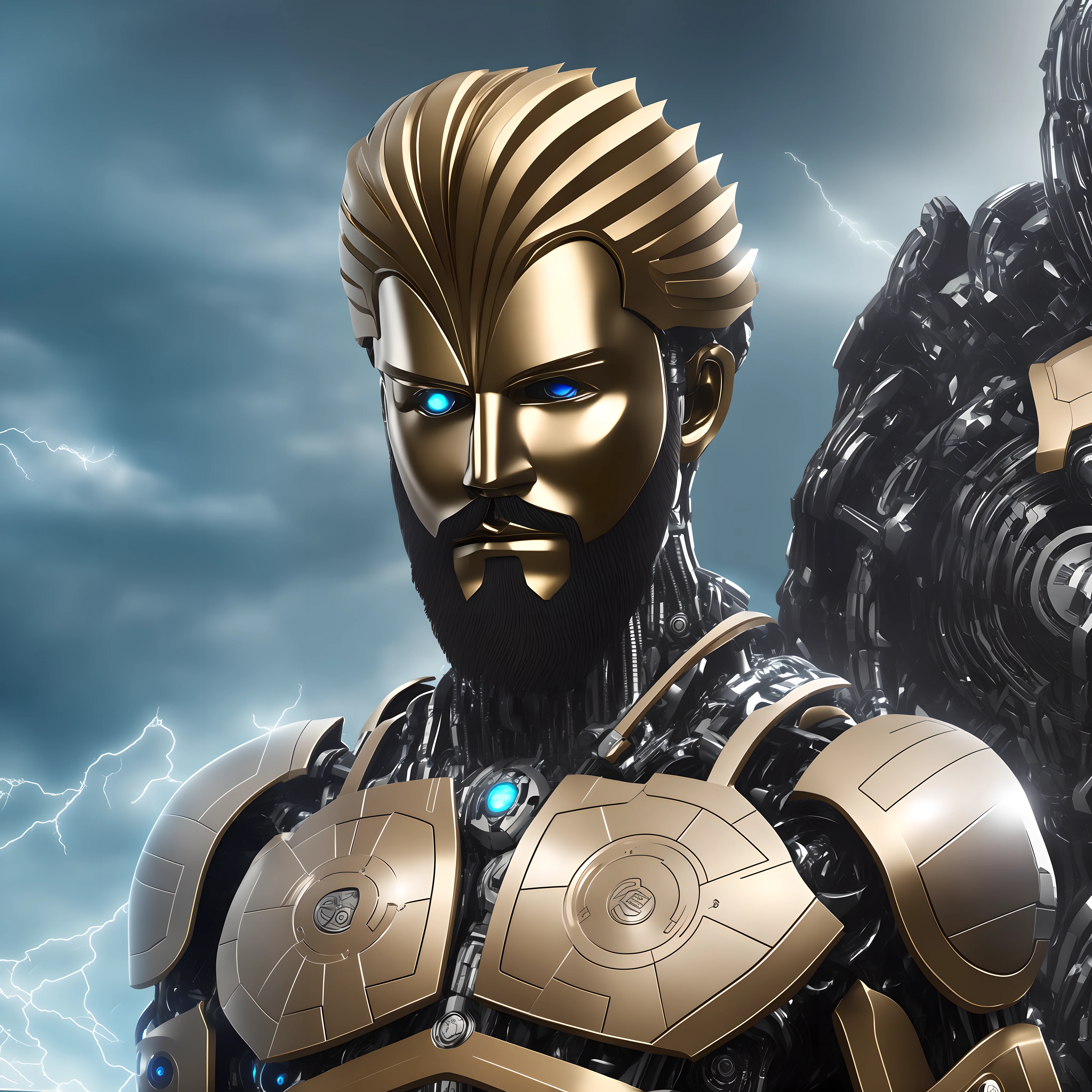 Create Zeus half robot half human --auto --s2