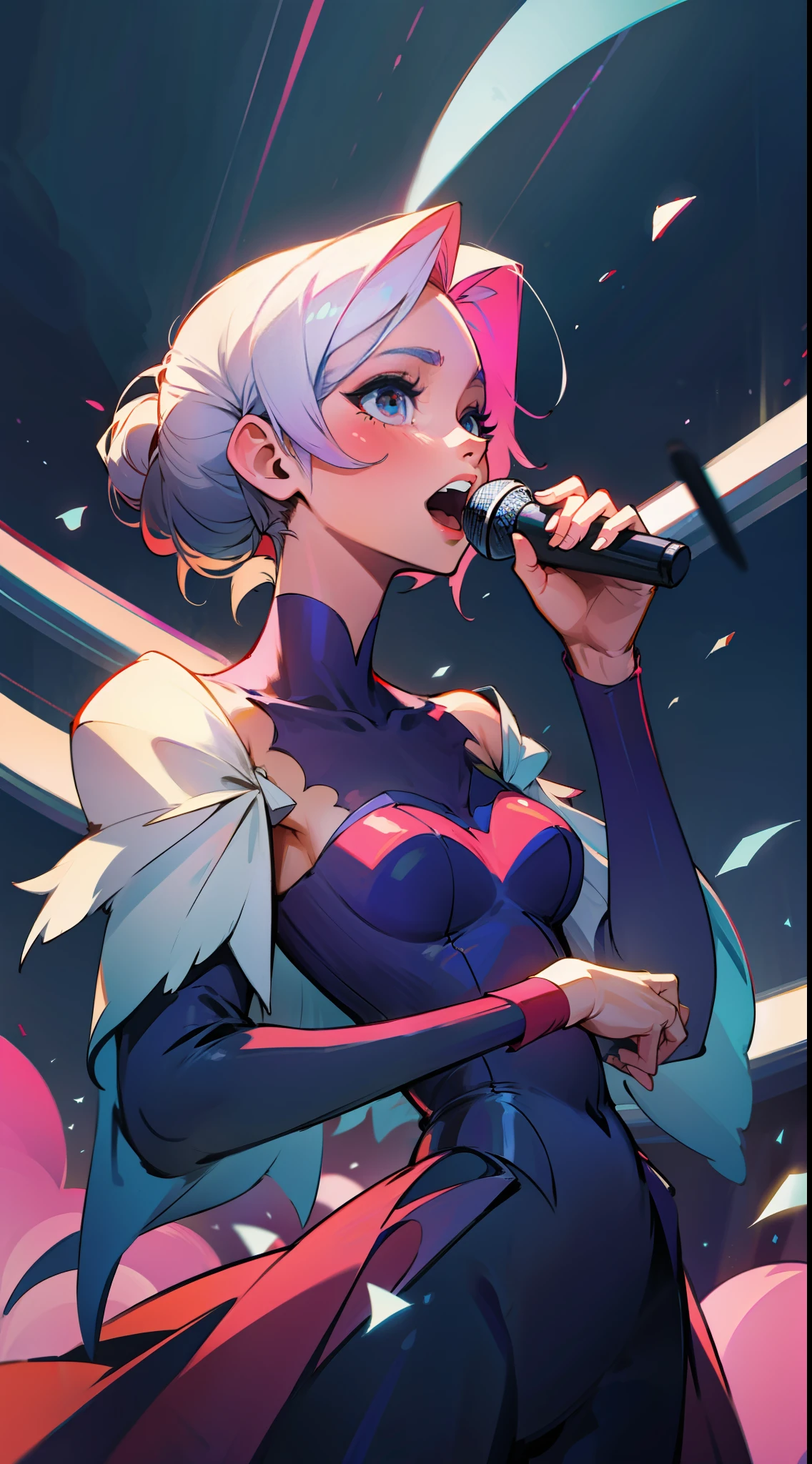 a beautiful singer